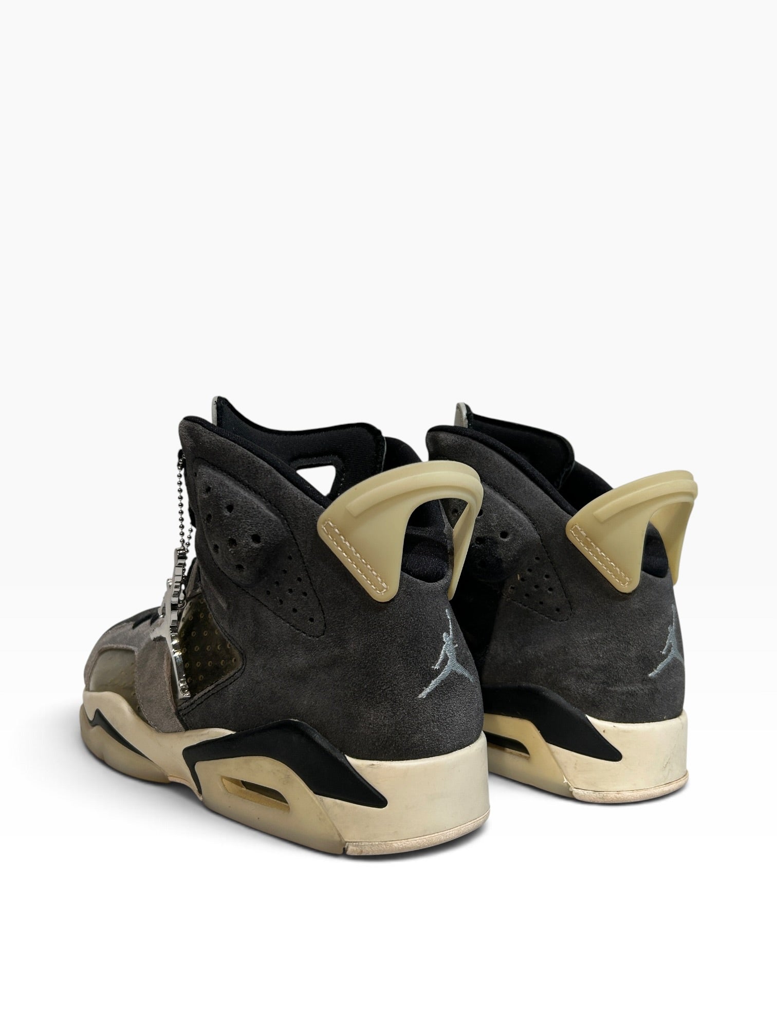 NIKE/Hi-Sneakers/US 10/Suede/GRY/Jordan 6 'Tech Chrome' view 2