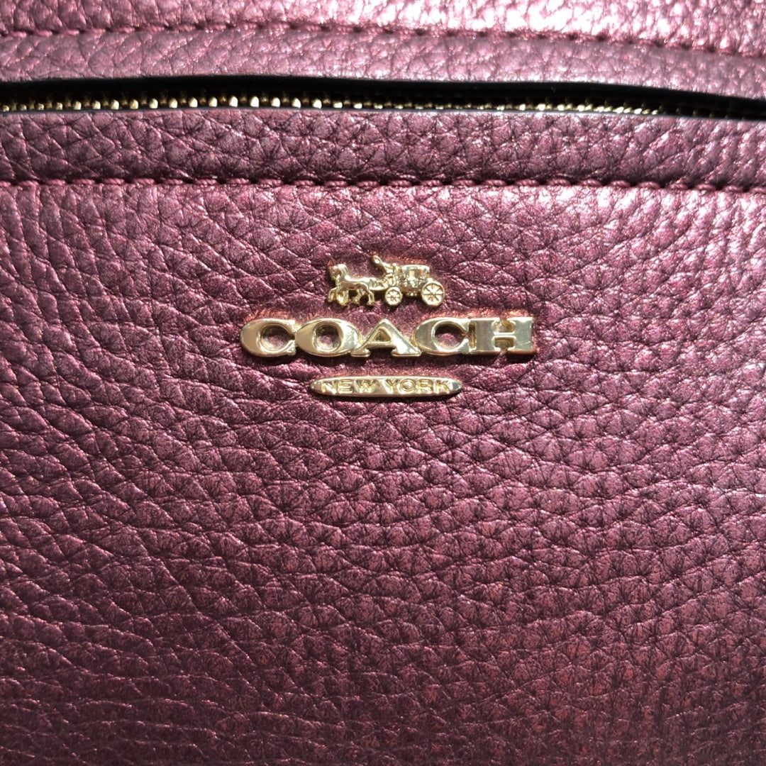 COACH/Bag/BRD/SHINY DARK RED/ GOLD HARDWARE view 4