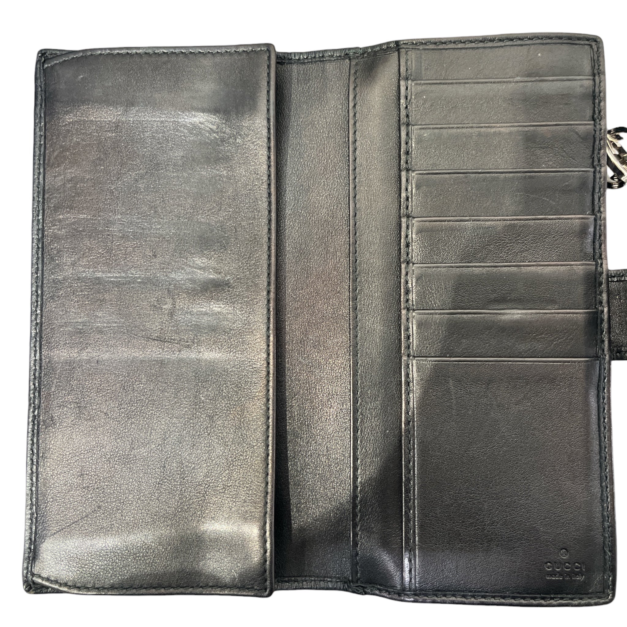 GUCCI/Long Wallet/Monogram/Leather/BLK/L's/233024534563 view 3