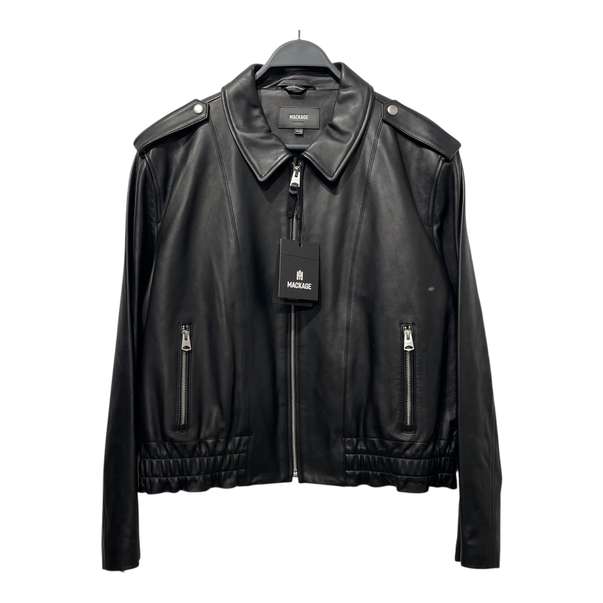 MACKAGE/Leather Jkt/XL/Leather/BLK/ view 10