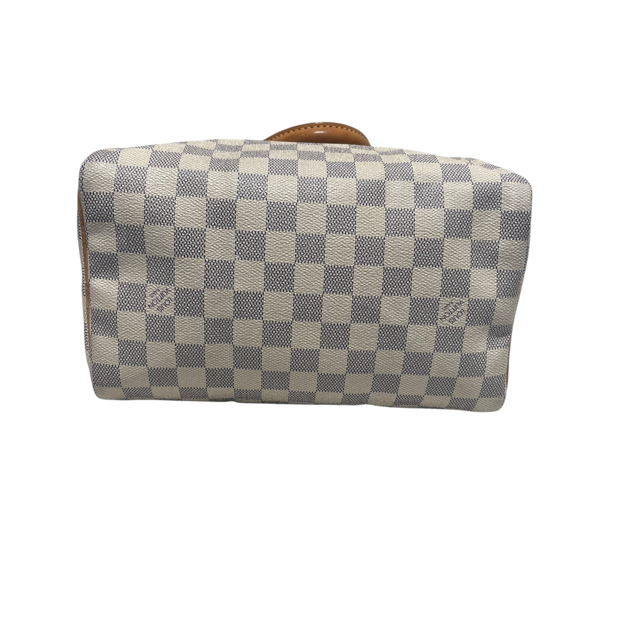 LOUIS VUITTON/Hand Bag/Monogram/Leather/CRM/DAMIER AZUL SPEEDY view 3
