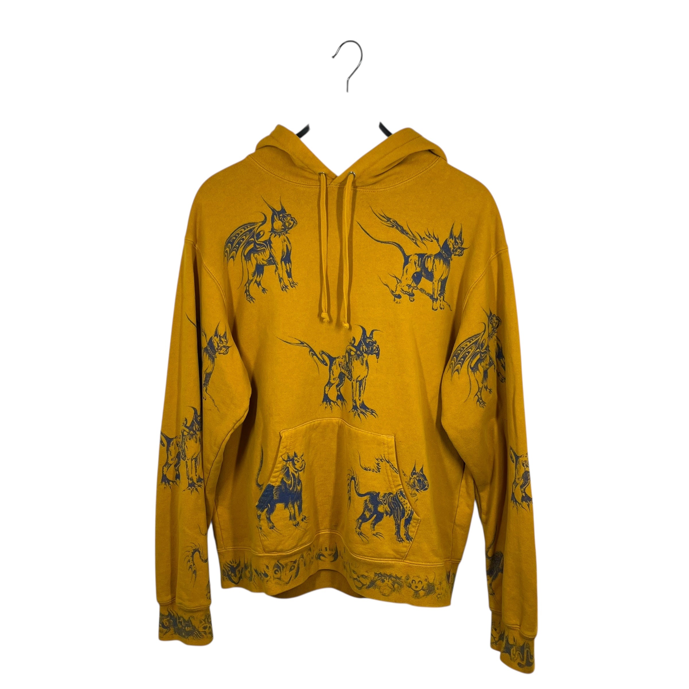 Supreme/Hoodie/M/All Over Print/Cotton/GLD/dogs view 1