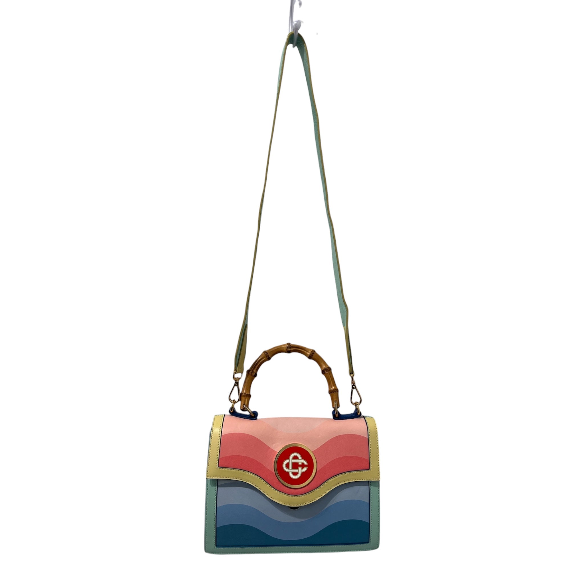 CASABLANCA/Hand Bag/All Over Print/Leather/MLT/BAMBOO HANDLE view 1
