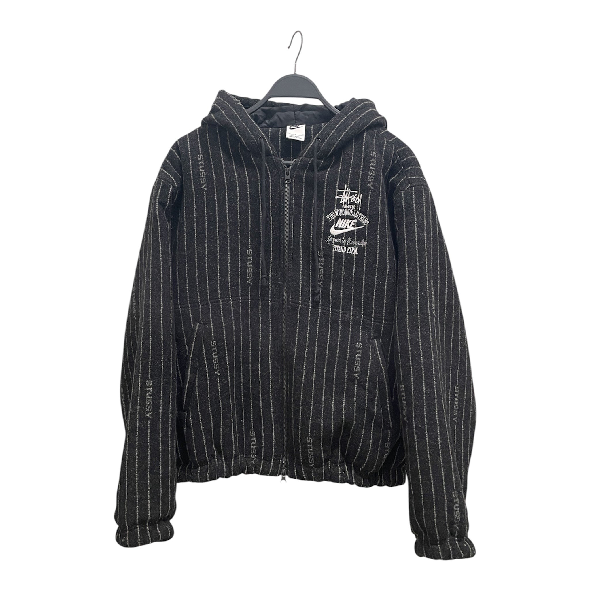 STUSSY/NIKE/Jacket/L/Cotton/BLK/the wide world tribe view 1