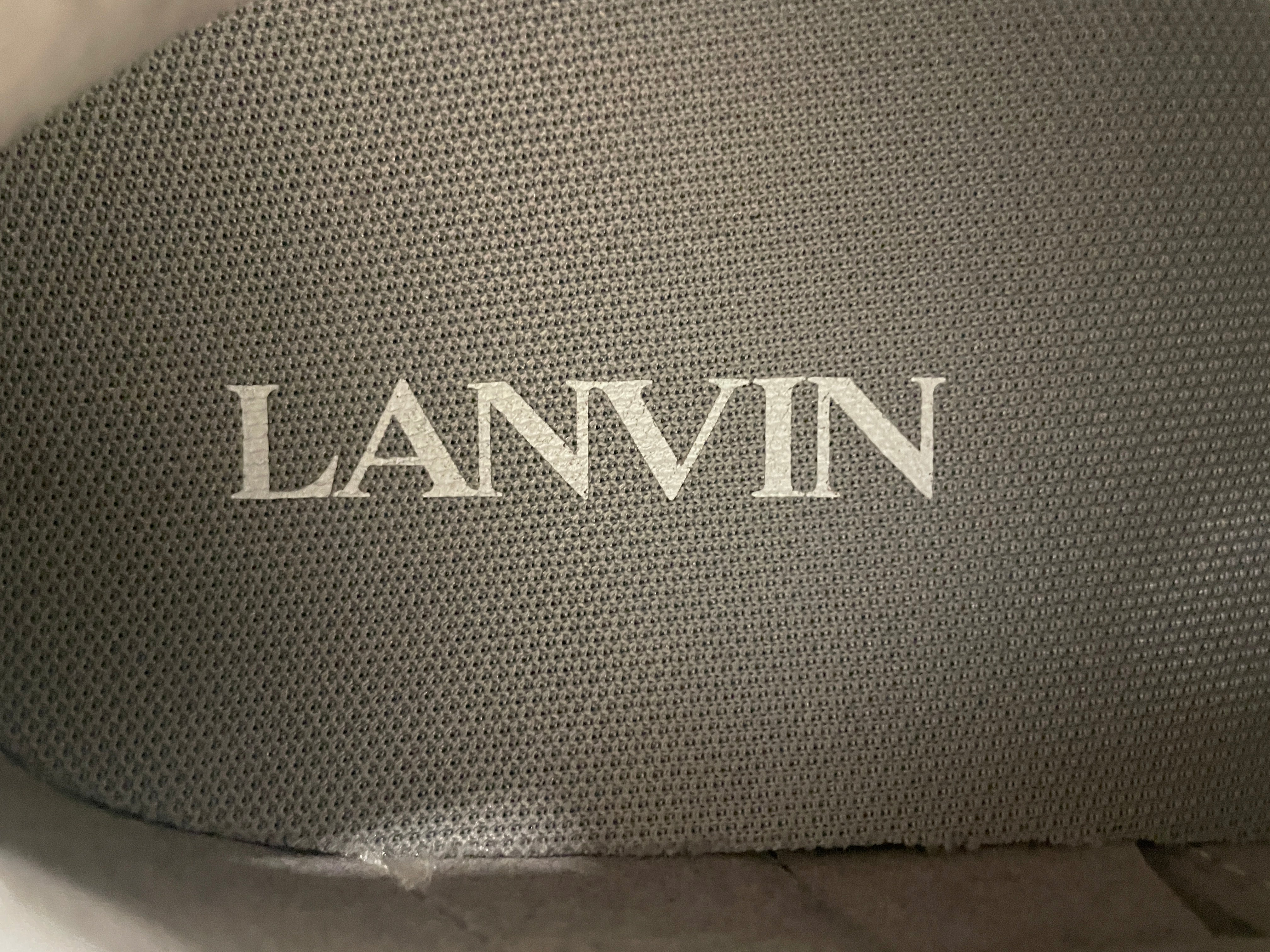 LANVIN/Low-Sneakers/EU 42/Polyester/WHT/FLASH-X WHITE, view 3