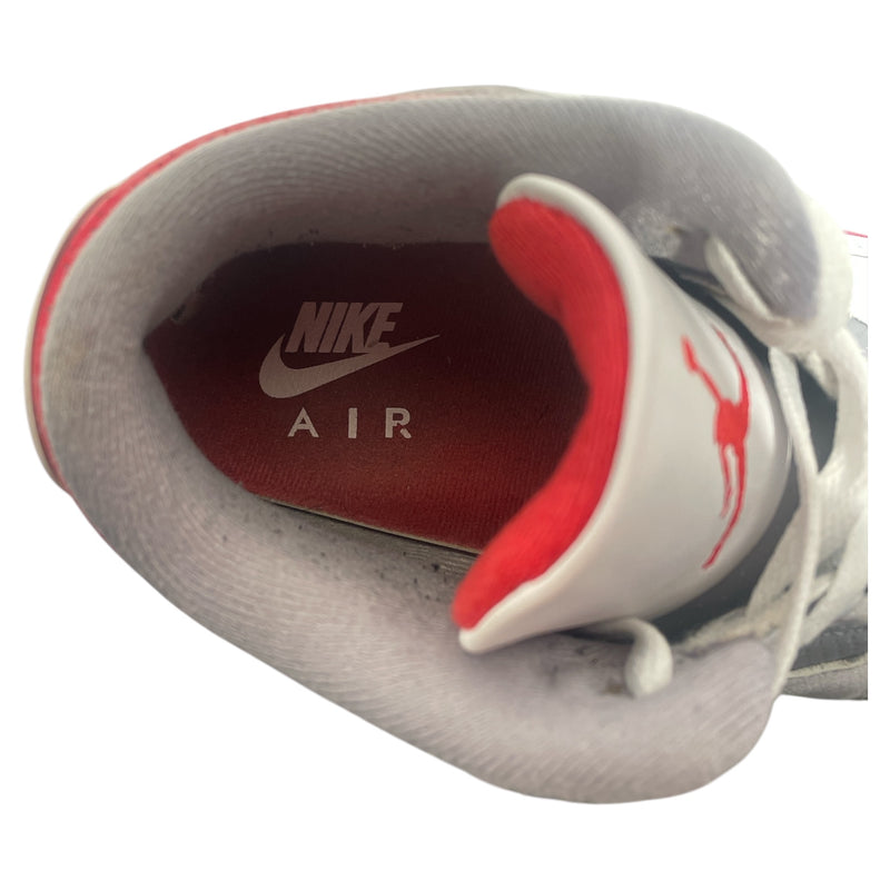 Jordan/Low-Sneakers/US 10/Leather/WHT/JORDAN 3 FIRE RED