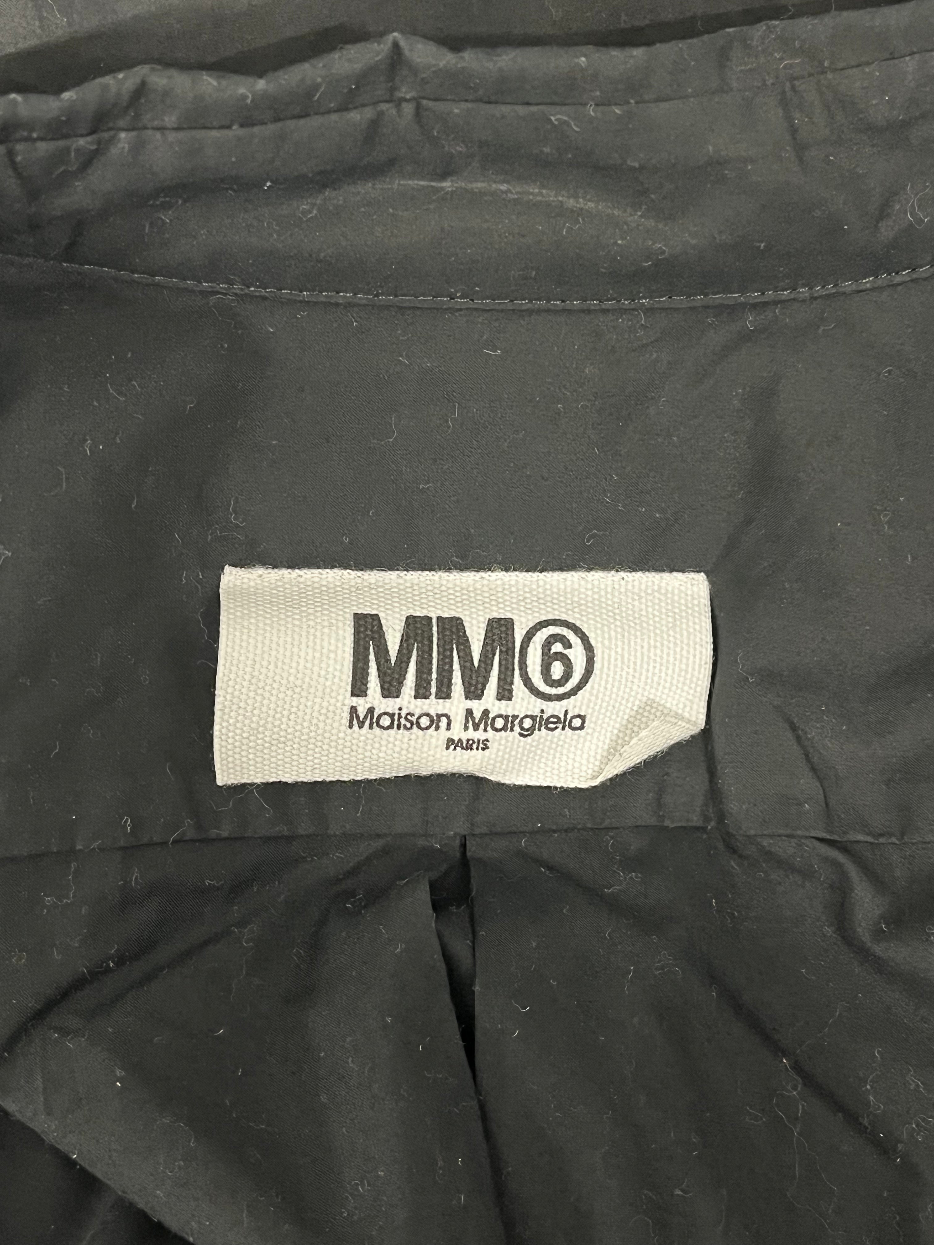 MM6/LS Shirt/42/Cotton/BLK/LONG FRONT BUTTON CLOSURE view 3