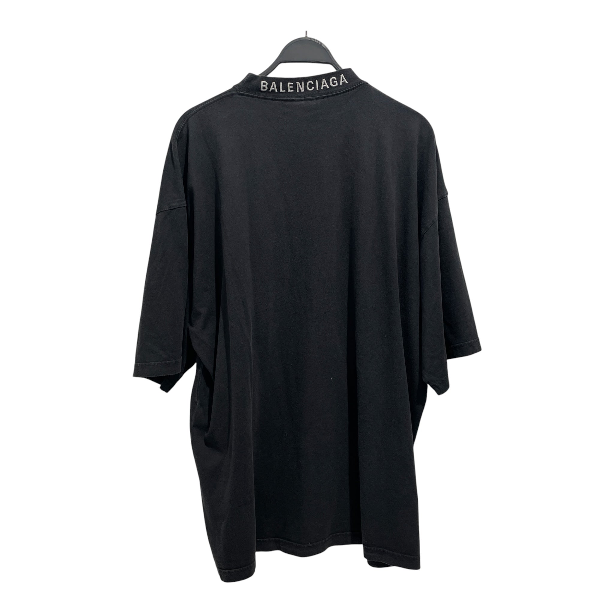 BALENCIAGA/T-Shirt/M/Cotton/BLK/Graphic/Heart view 2