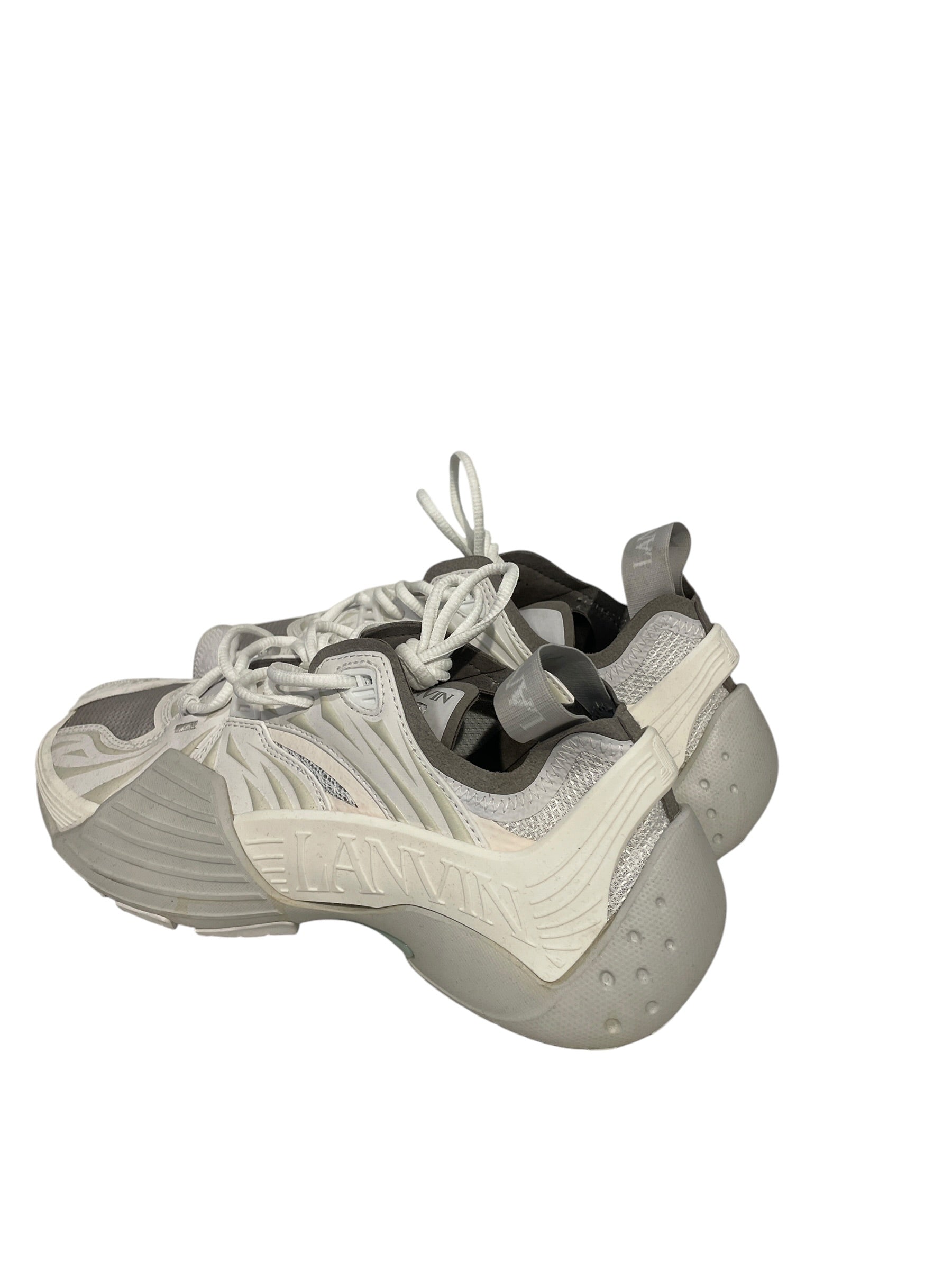 LANVIN/Low-Sneakers/EU 42/Polyester/WHT/FLASH-X WHITE, view 2