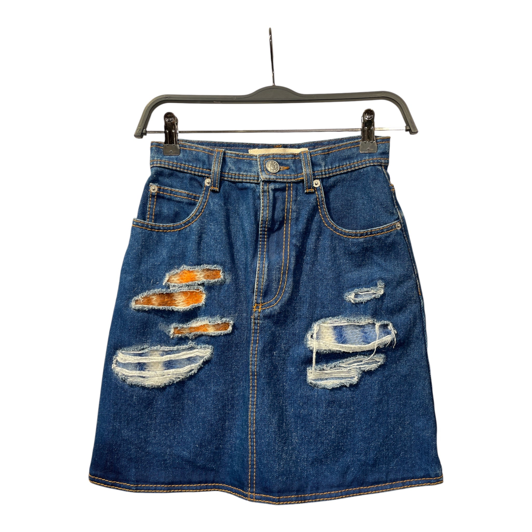 MARNI/Skirt/36/Cotton/IDG/CROCHET PATCHES HIGHWAISTED view 1
