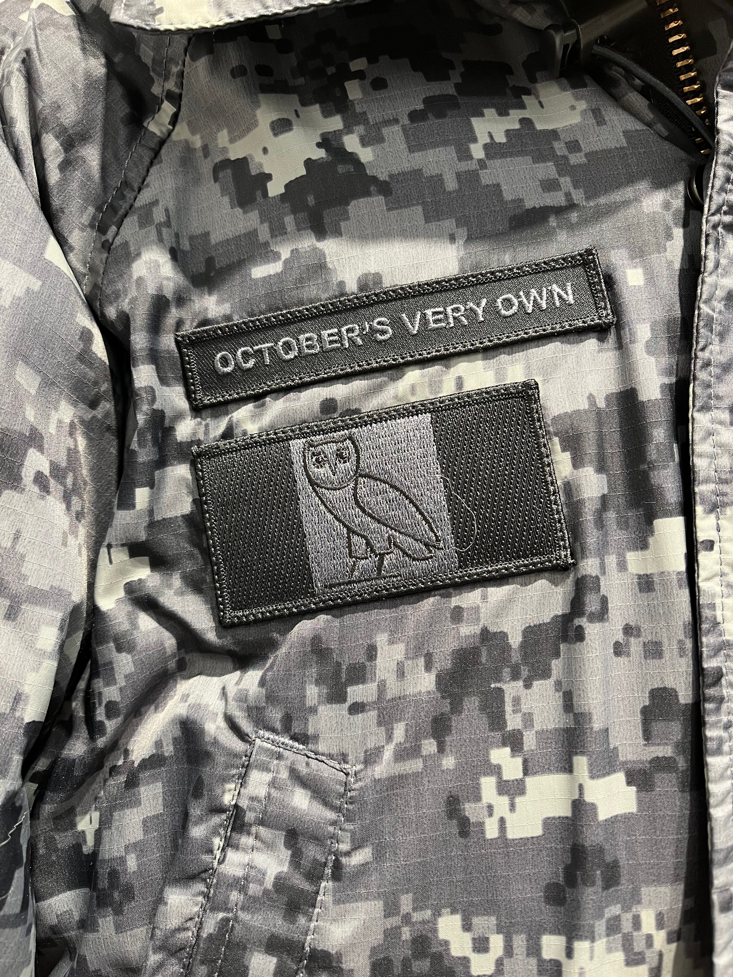 CANADA GOOSE/OCTOBERS VERY OWN(OVO)/Puffer Jkt/M/Nylon/GRY/Camouflage/OVO Digi Camo Jacket view 6