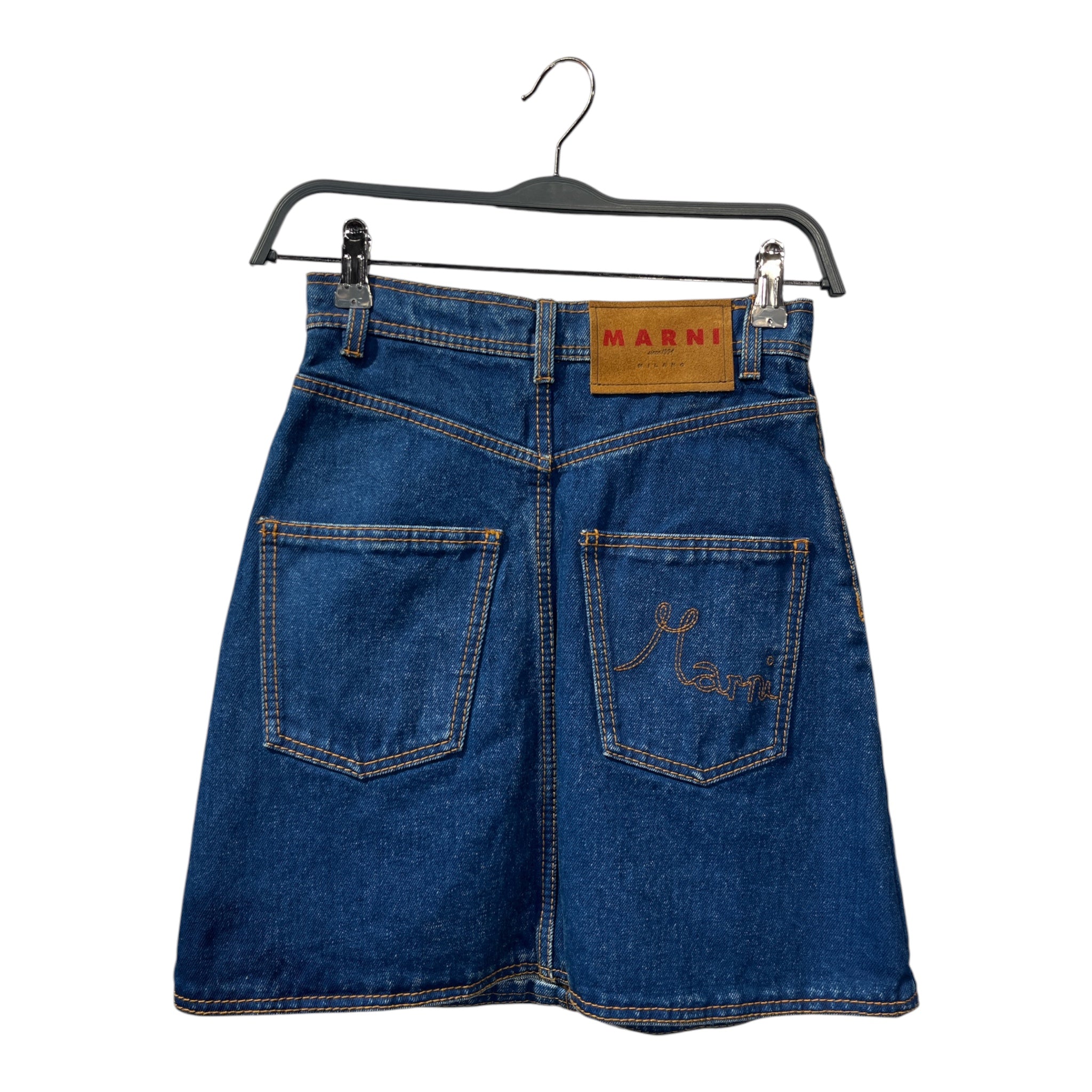 MARNI/Skirt/36/Cotton/IDG/CROCHET PATCHES HIGHWAISTED view 2