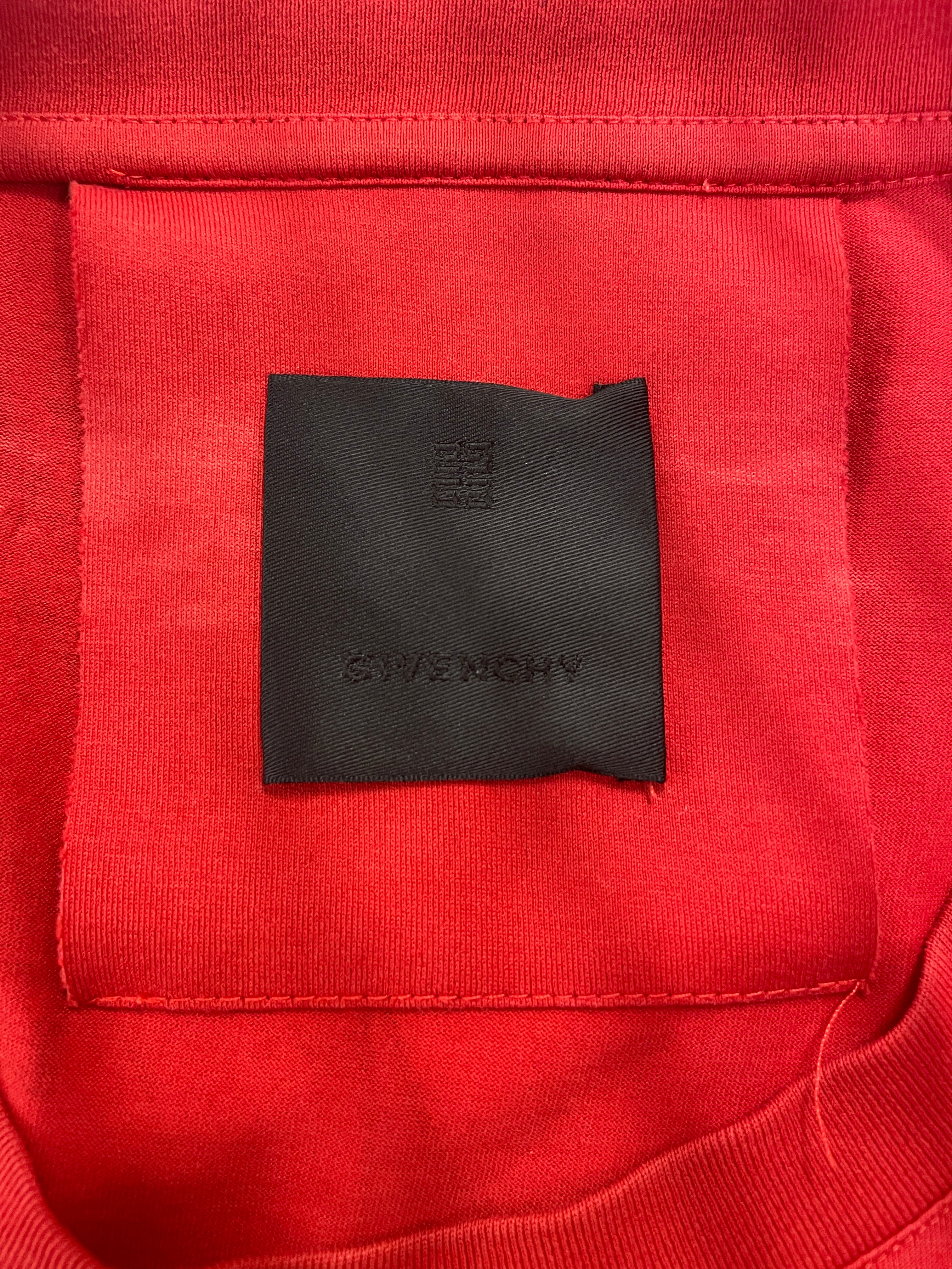 GIVENCHY/T-Shirt/XL/Cotton/RED/All Over Print/PURPLE SCORPION GRAPHIC view 3