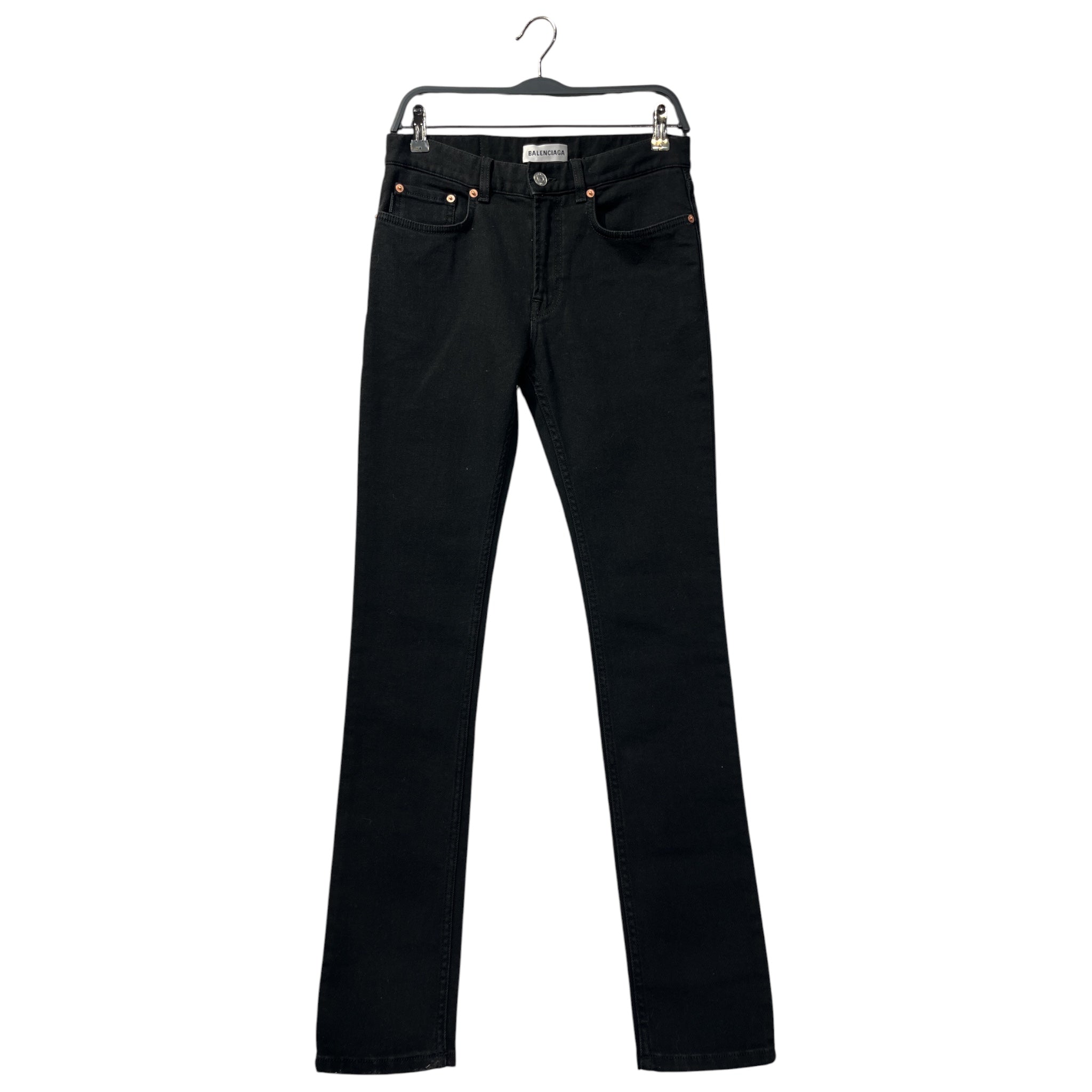 BALENCIAGA/Bottoms/26/Cotton/BLK/SKINNY JEANS view 1