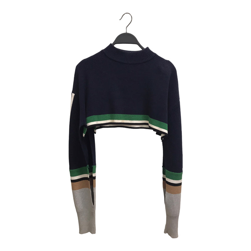 Sacai/Sweater/1/Cotton/NVY/Turtle Neck/
