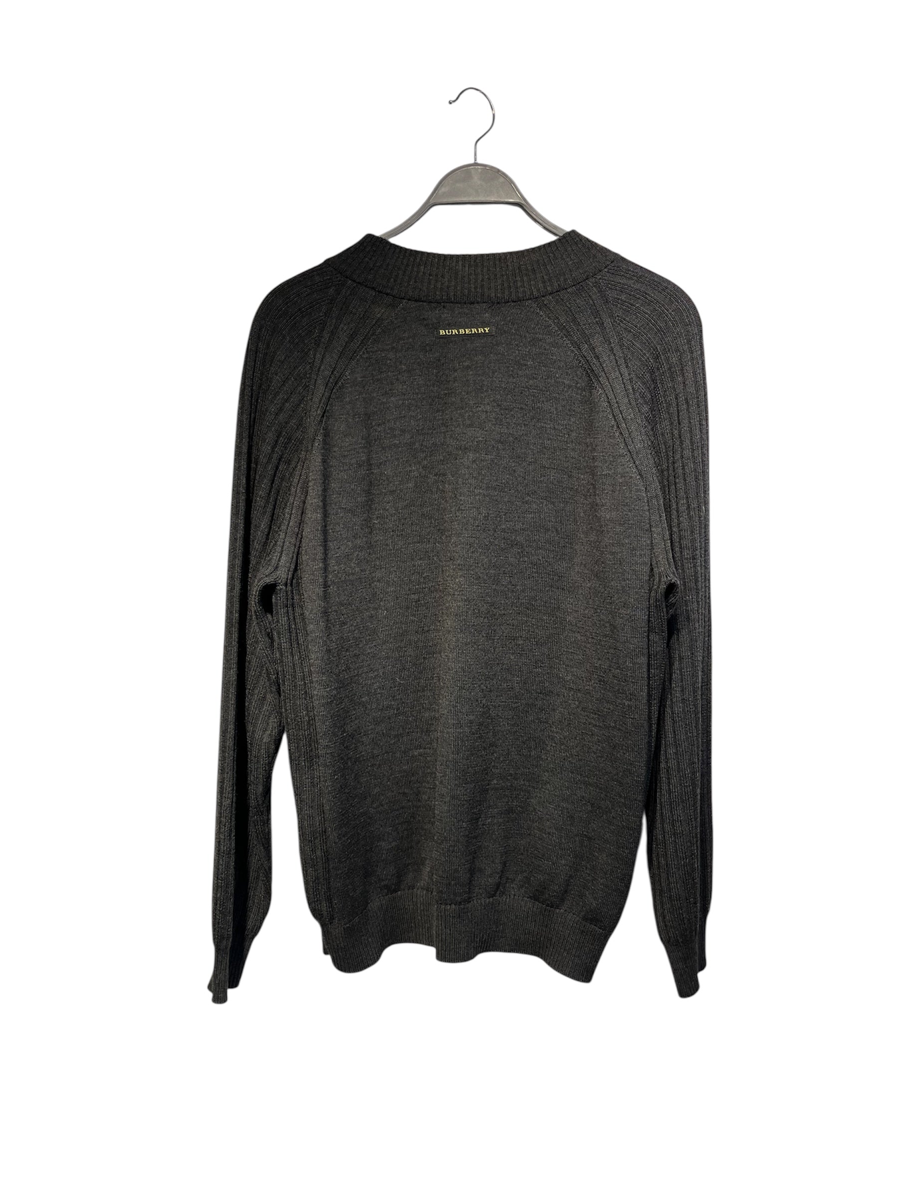 BURBERRY/Sweatshirt/S/Silk/GRY/ view 3
