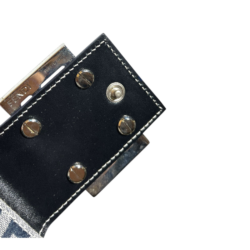 FENDI/Trifold Wallet/Monogram/Cotton/NVY/