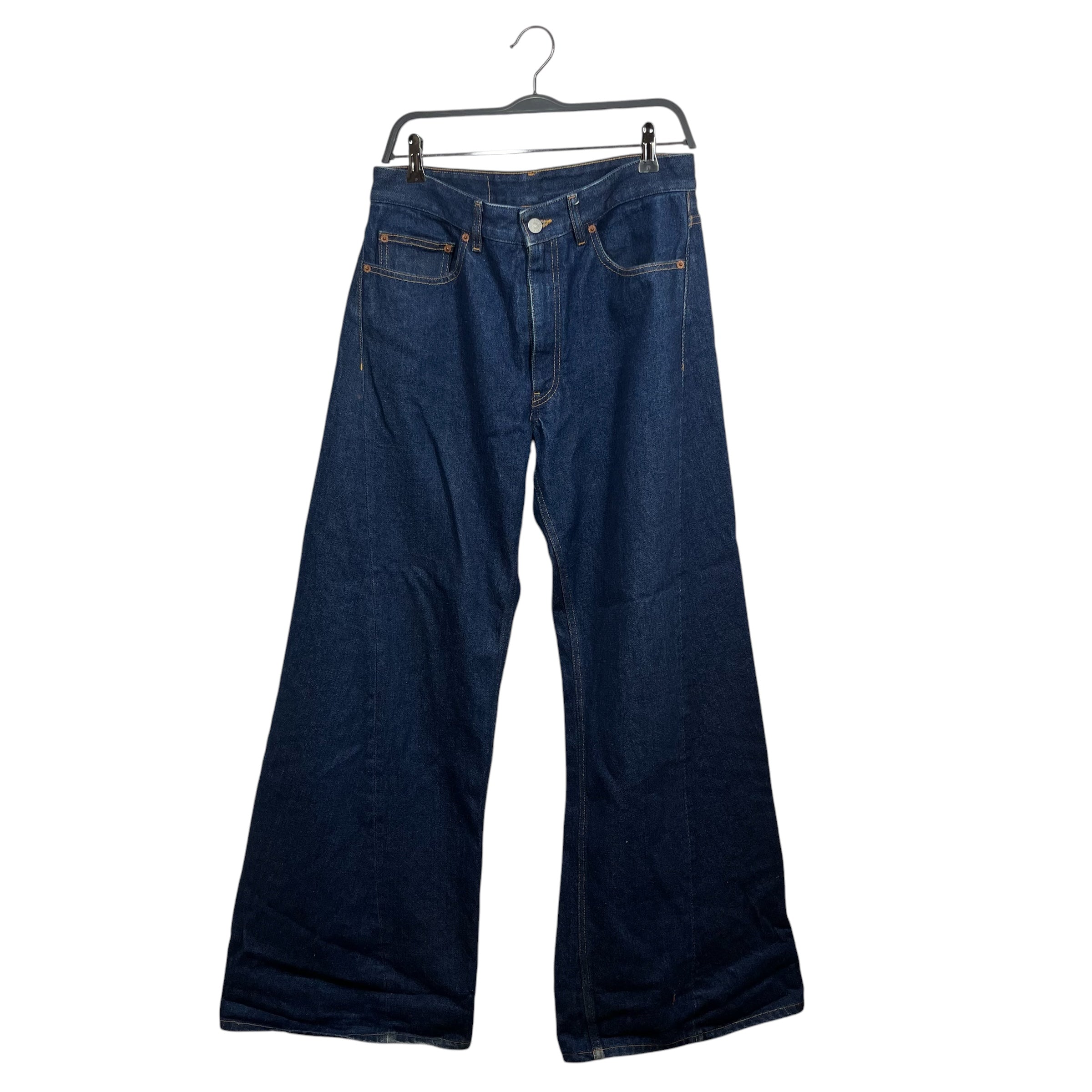MM6/Wide Leg Pants/30/Denim/IDG/RAW TWISTED SEAM DENIM view 1