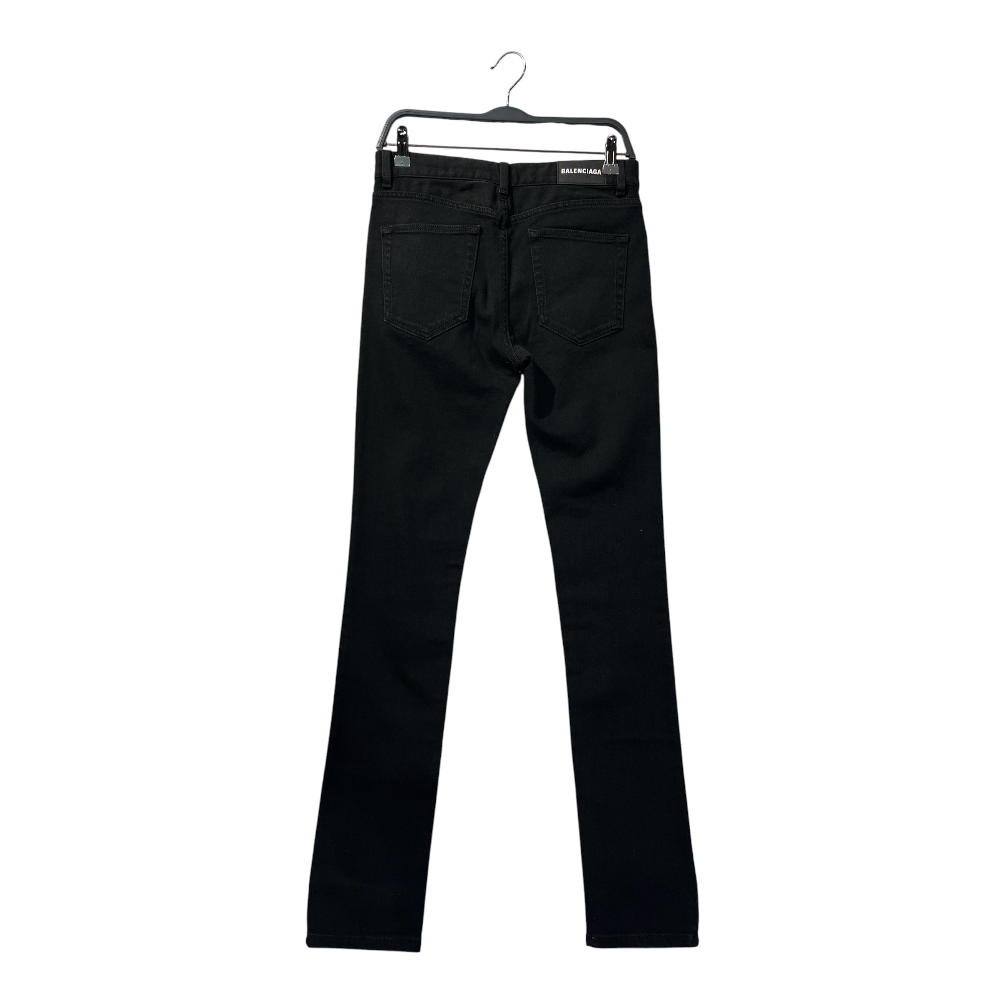 BALENCIAGA/Bottoms/26/Cotton/BLK/SKINNY JEANS view 2
