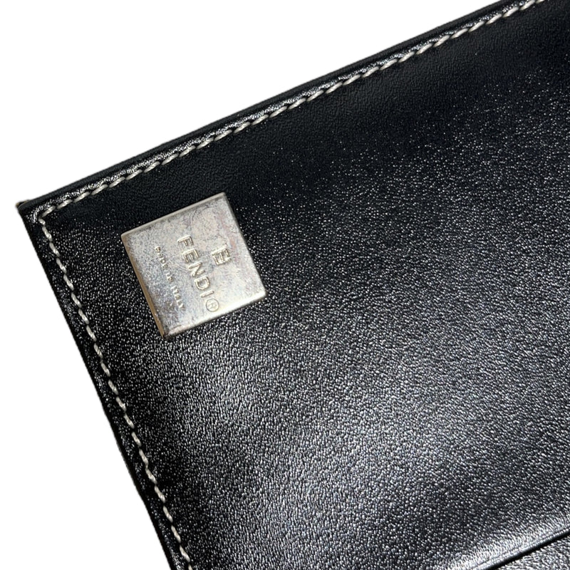 FENDI/Trifold Wallet/Monogram/Cotton/NVY/