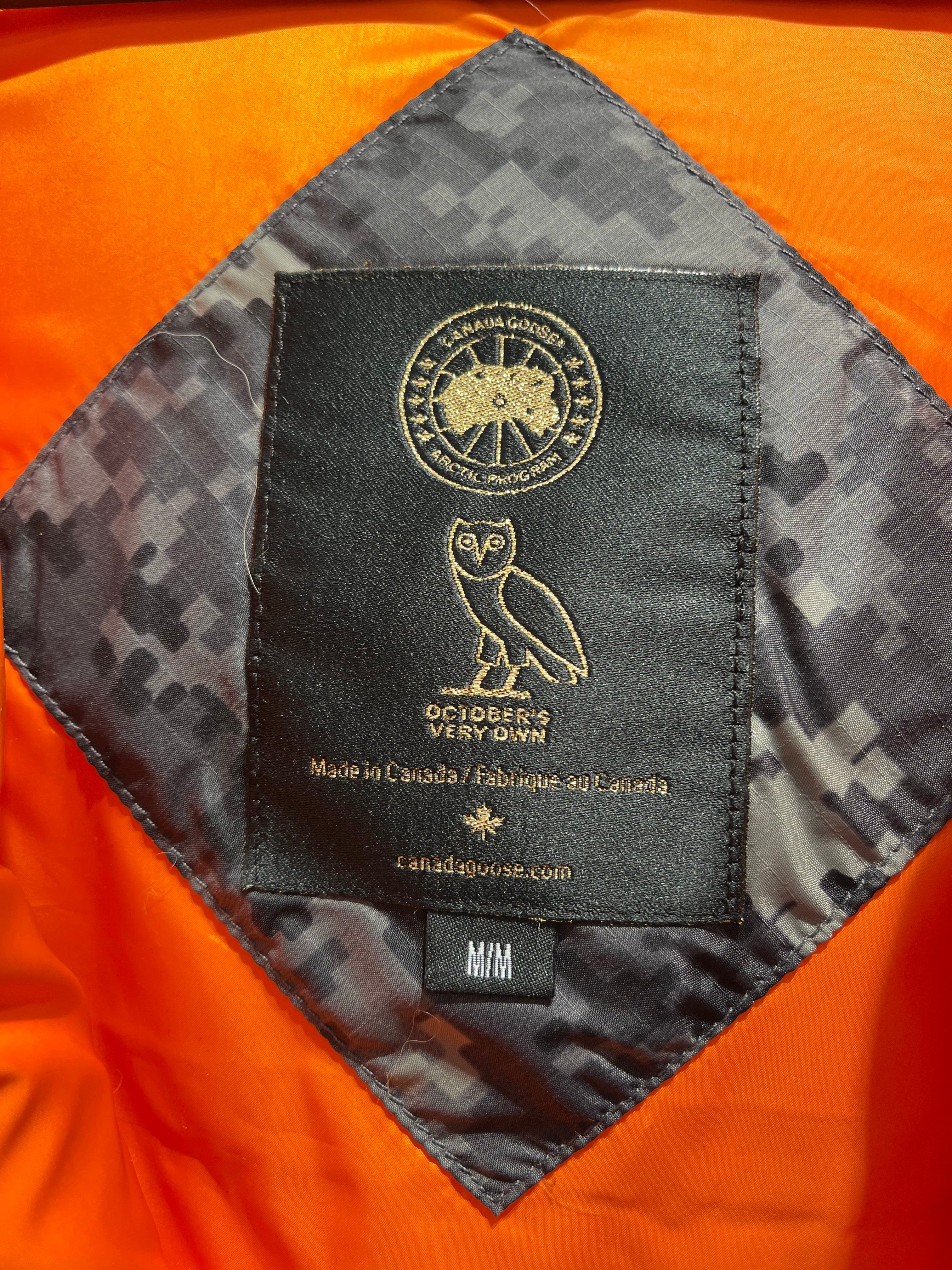 CANADA GOOSE/OCTOBERS VERY OWN(OVO)/Puffer Jkt/M/Nylon/GRY/Camouflage/OVO Digi Camo Jacket view 10