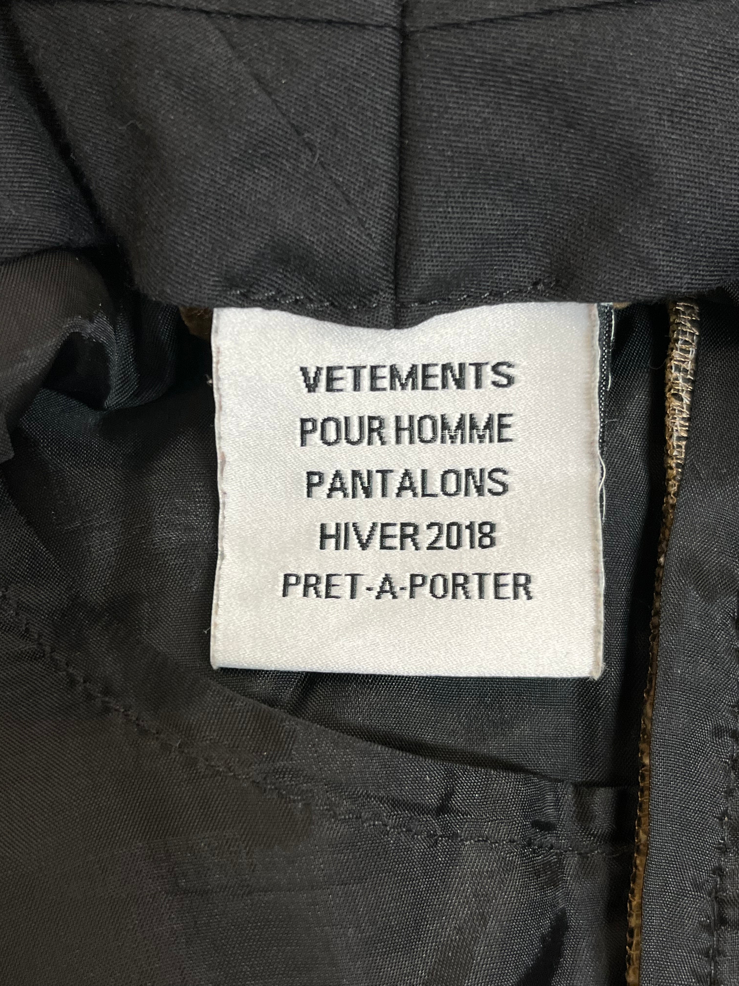 VETEMENTS/Pants/M/Cotton/BEG/ view 3