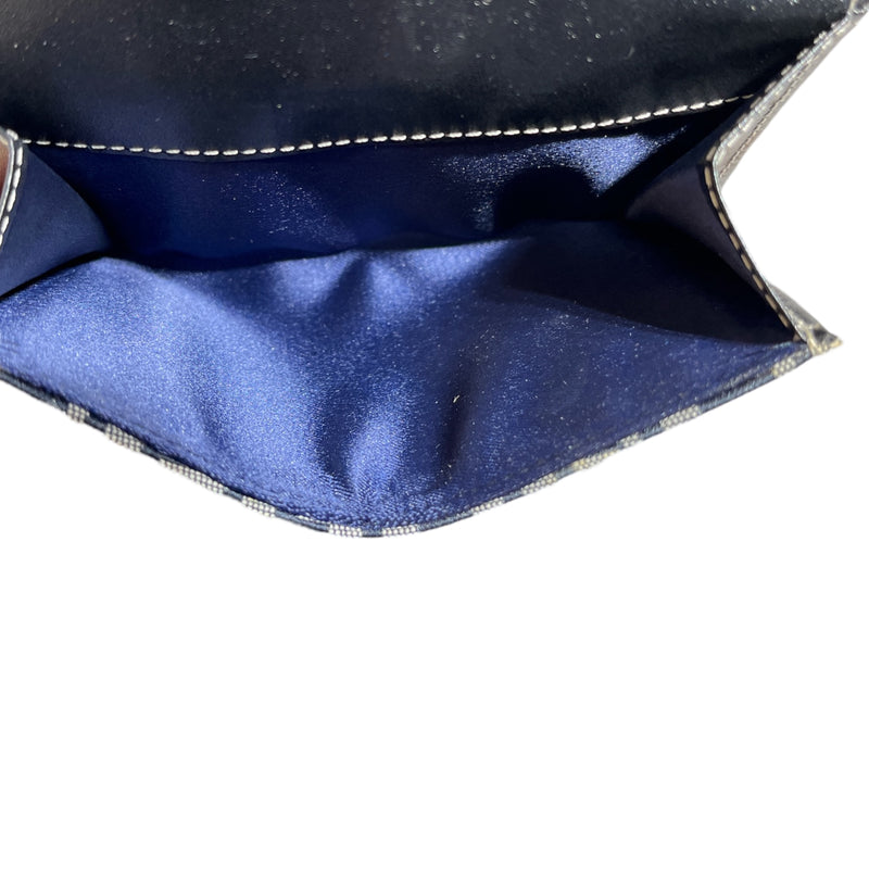 FENDI/Trifold Wallet/Monogram/Cotton/NVY/