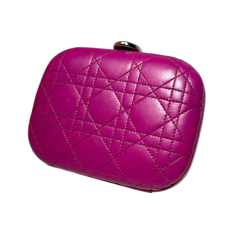 Christian Dior/Hand Bag/Leather/PPL/clutch bag