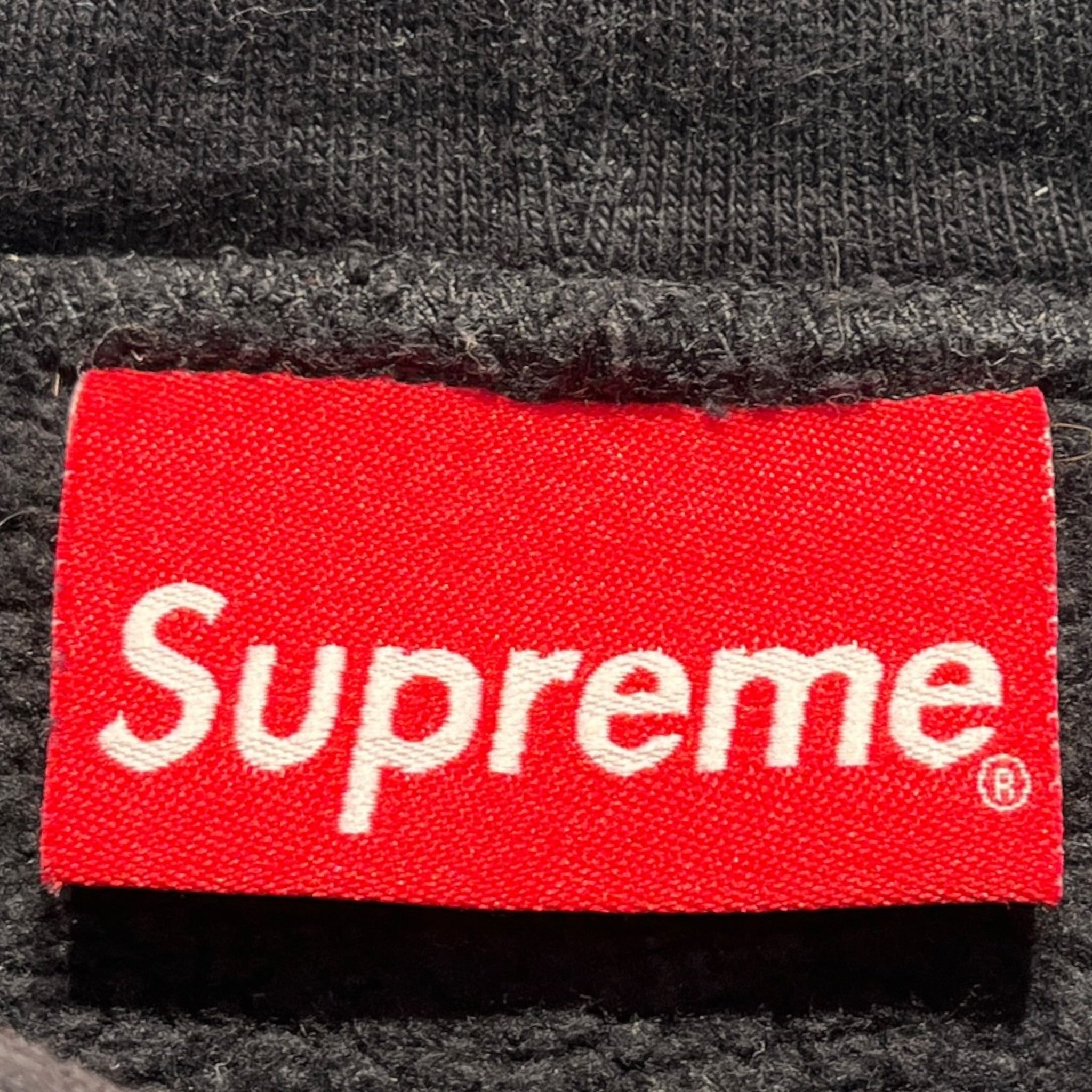 Supreme/Hoodie/L/Cotton/BLK/EMBROIDERED OLD ENGLISH SCRIPT view 3