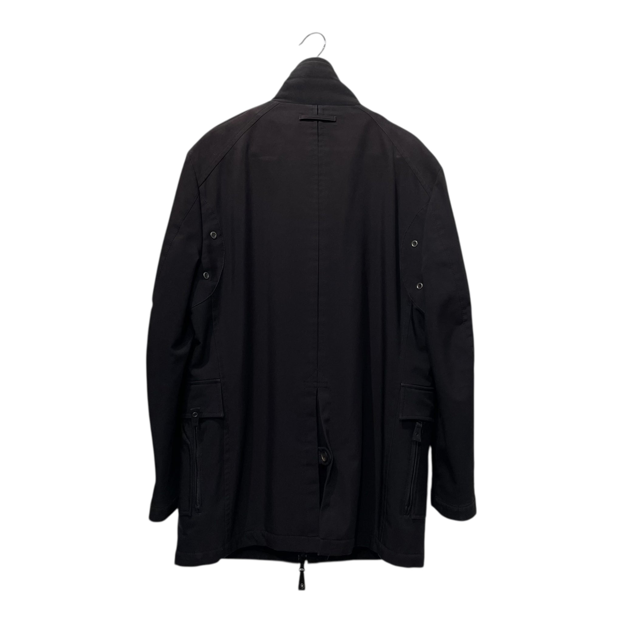 Jean Paul Gaultier/Vintage/Jacket/46/Nylon/BLK/FUR COLLAR view 2