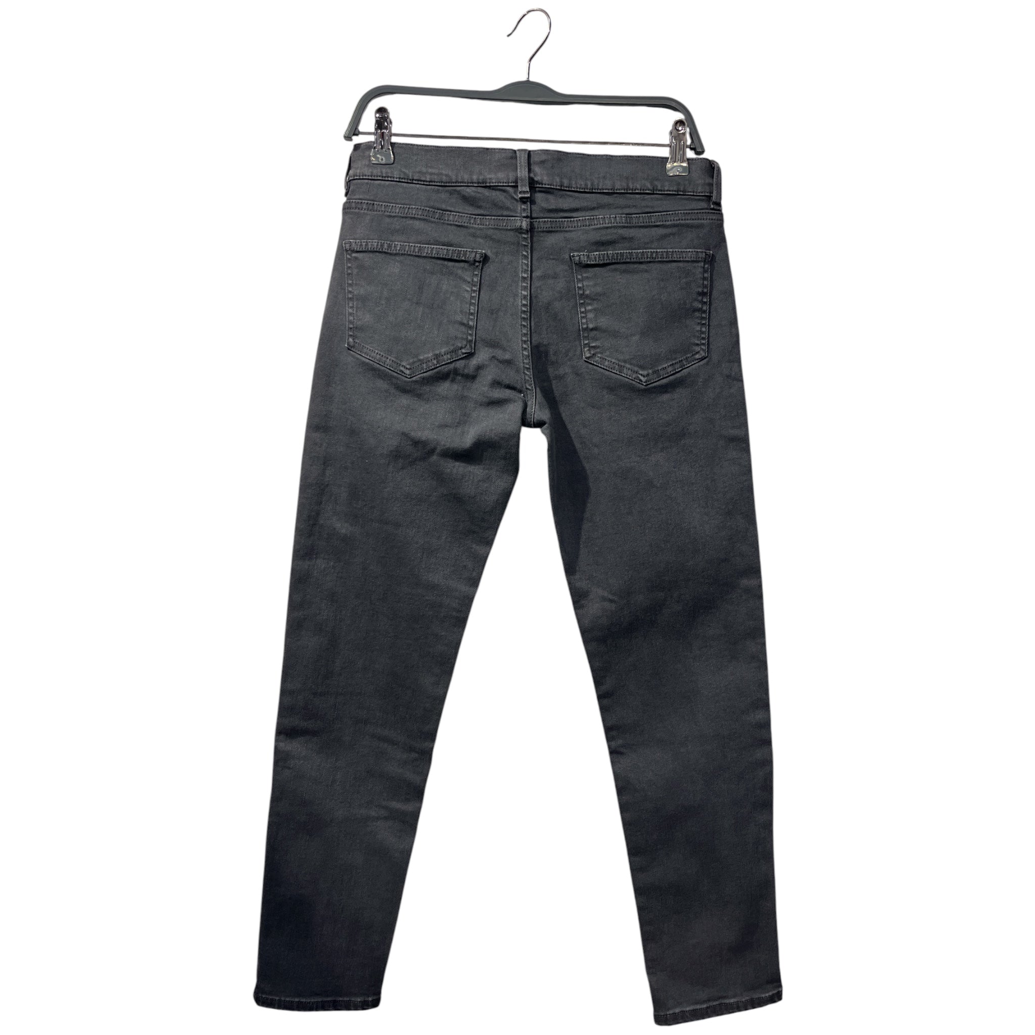 BALENCIAGA/Bottoms/38/Cotton/GRY/MID RISE SKINNY JEANS view 2