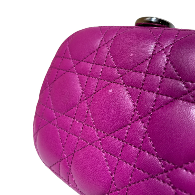 Christian Dior/Hand Bag/Leather/PPL/clutch bag