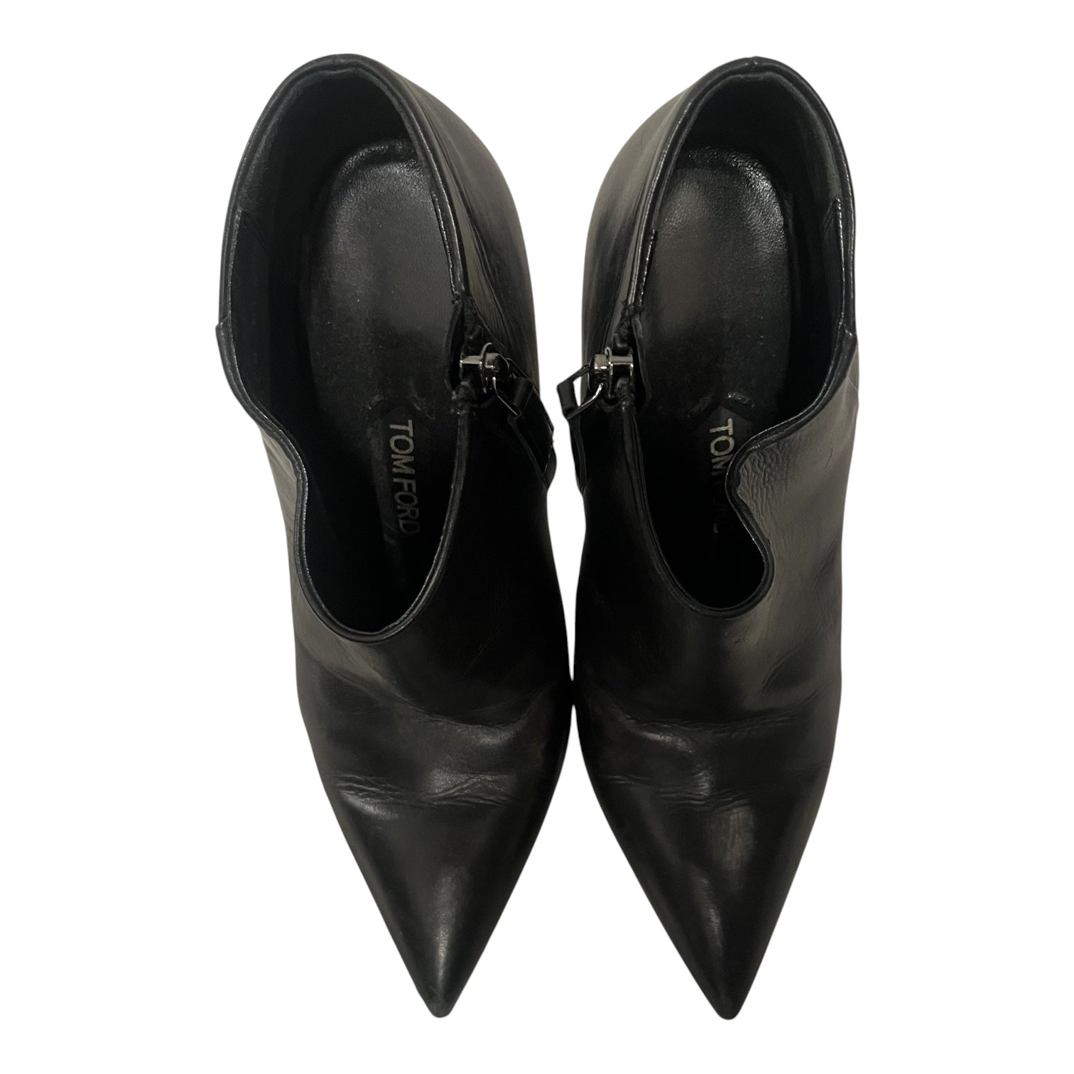 TOM FORD/Ankle Boots/EU 37/Leather/BLK/ring heeled ankle boots view 4