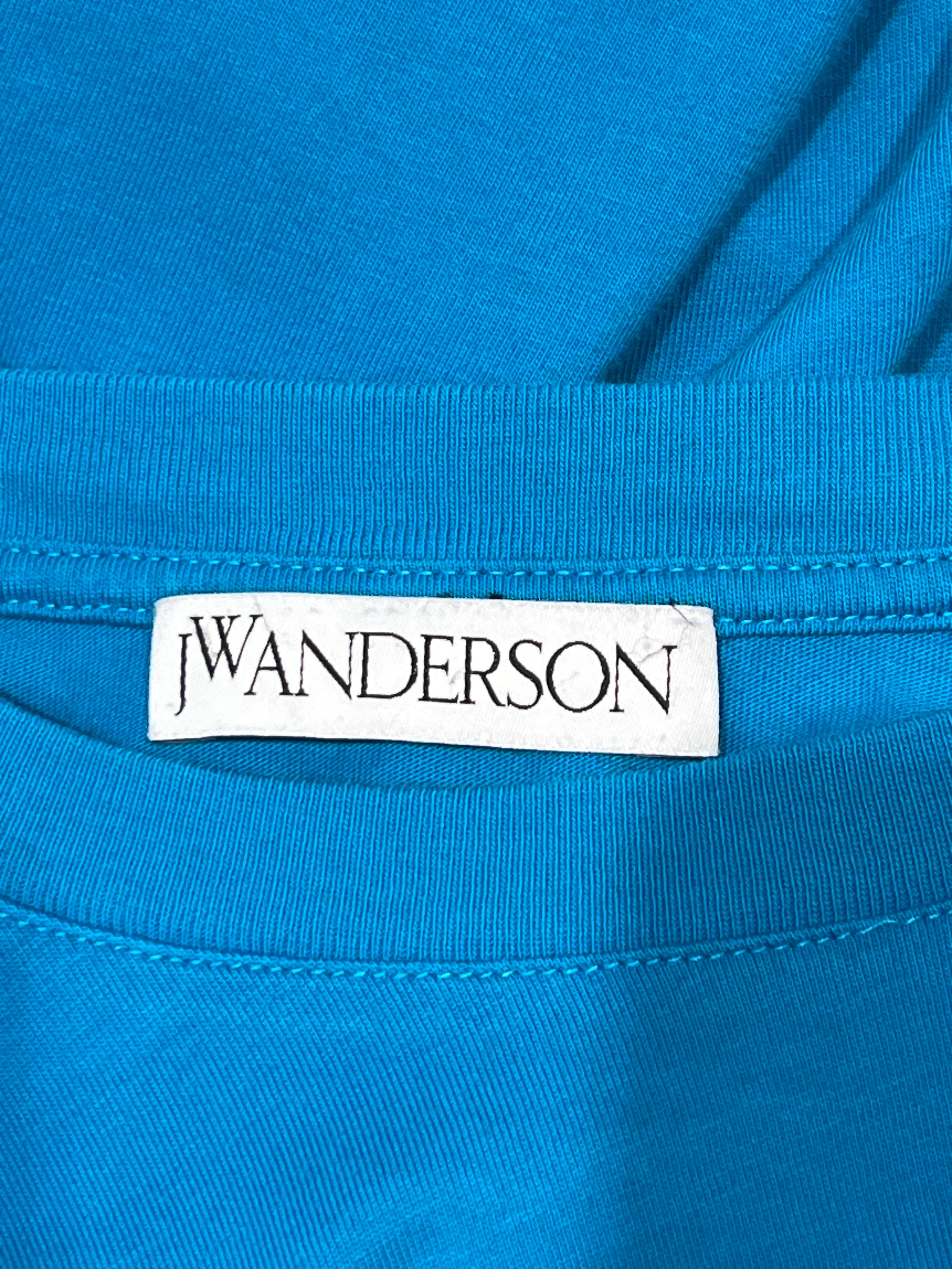 JW ANDERSON(J.W.ANDERSON)/T-Shirt/L/Cotton/BLU/LOGO TEE view 3
