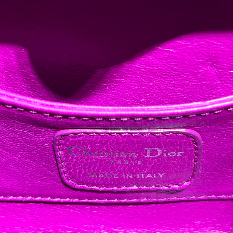 Christian Dior/Hand Bag/Leather/PPL/clutch bag