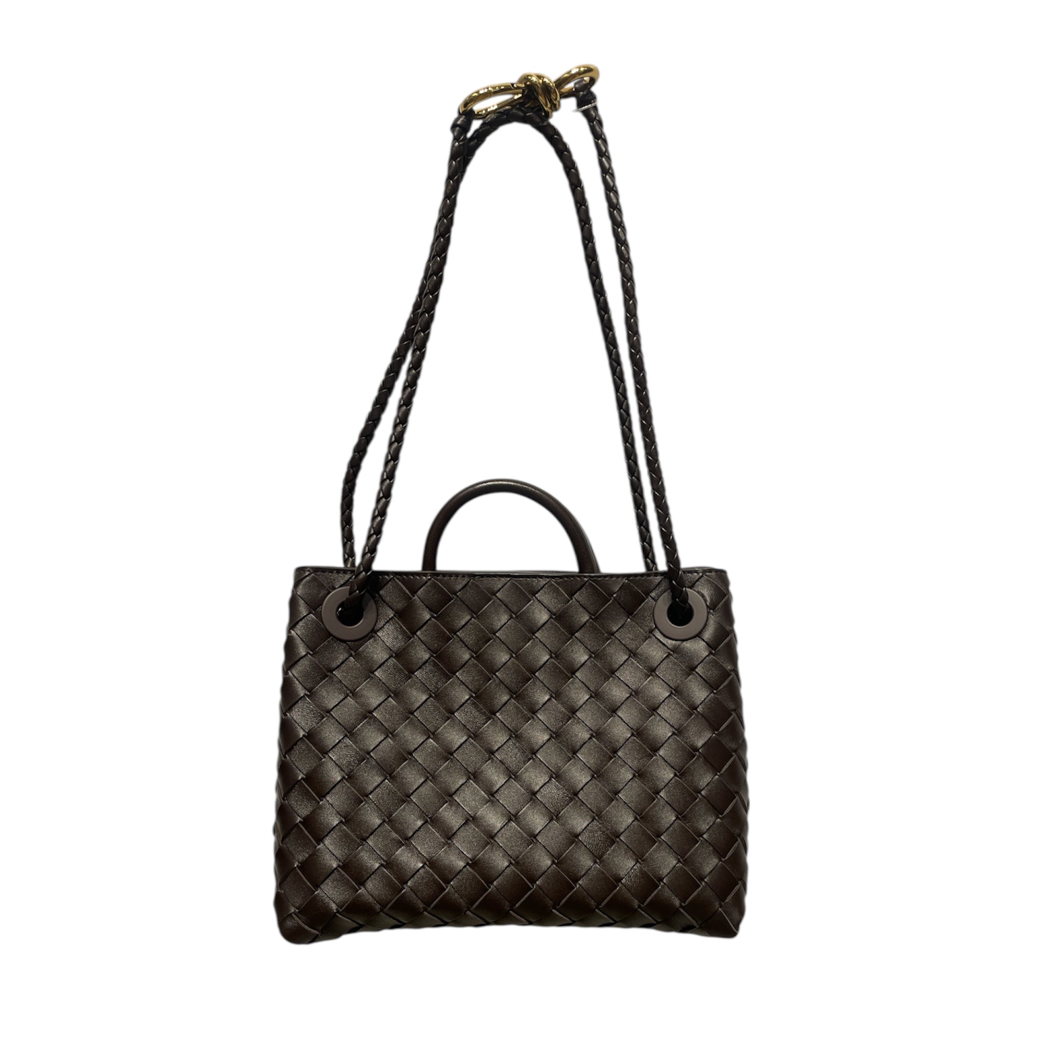 BOTTEGA VENETA/Hand Bag/Leather/BRW/ANDIAMO LEATHER BAG NWT view 2