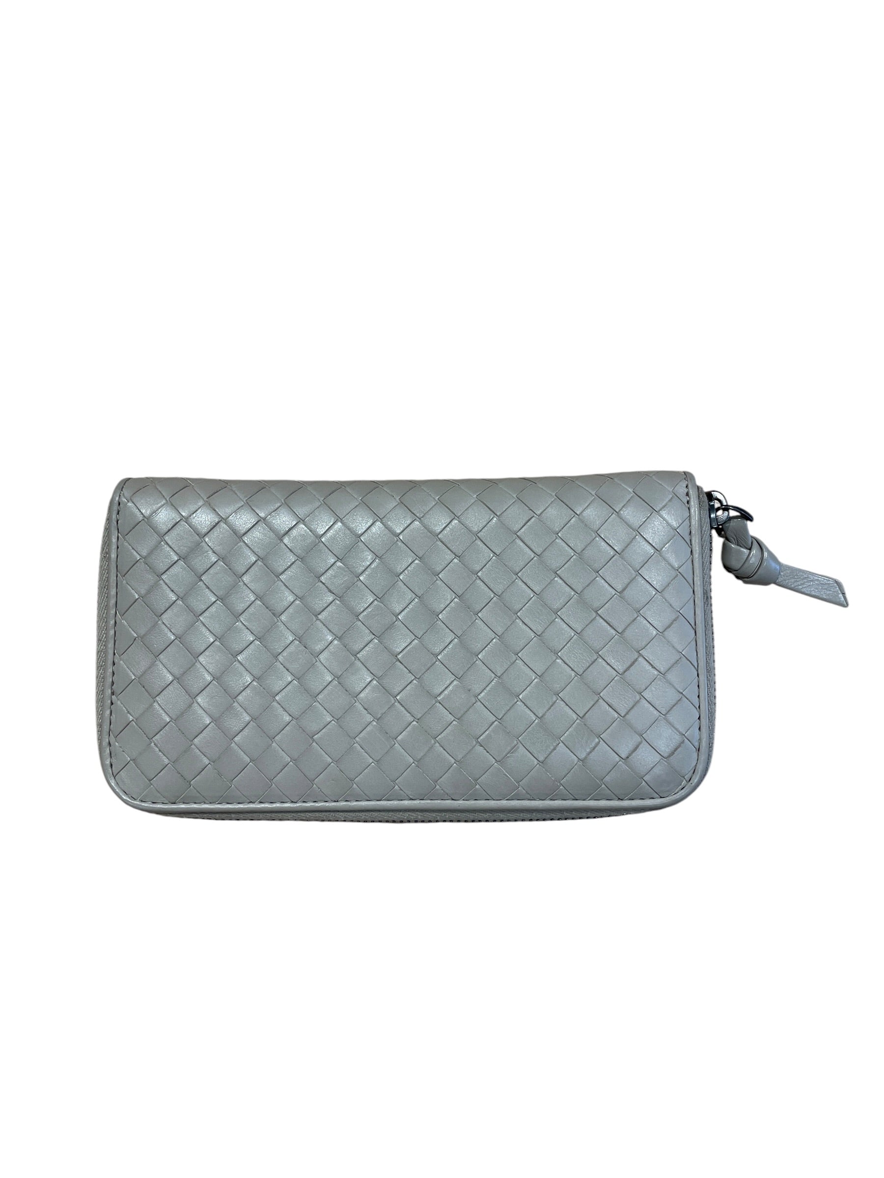 BOTTEGA VENETA/Long Wallet/Leather/GRY/L's/VJ26K9T view 1