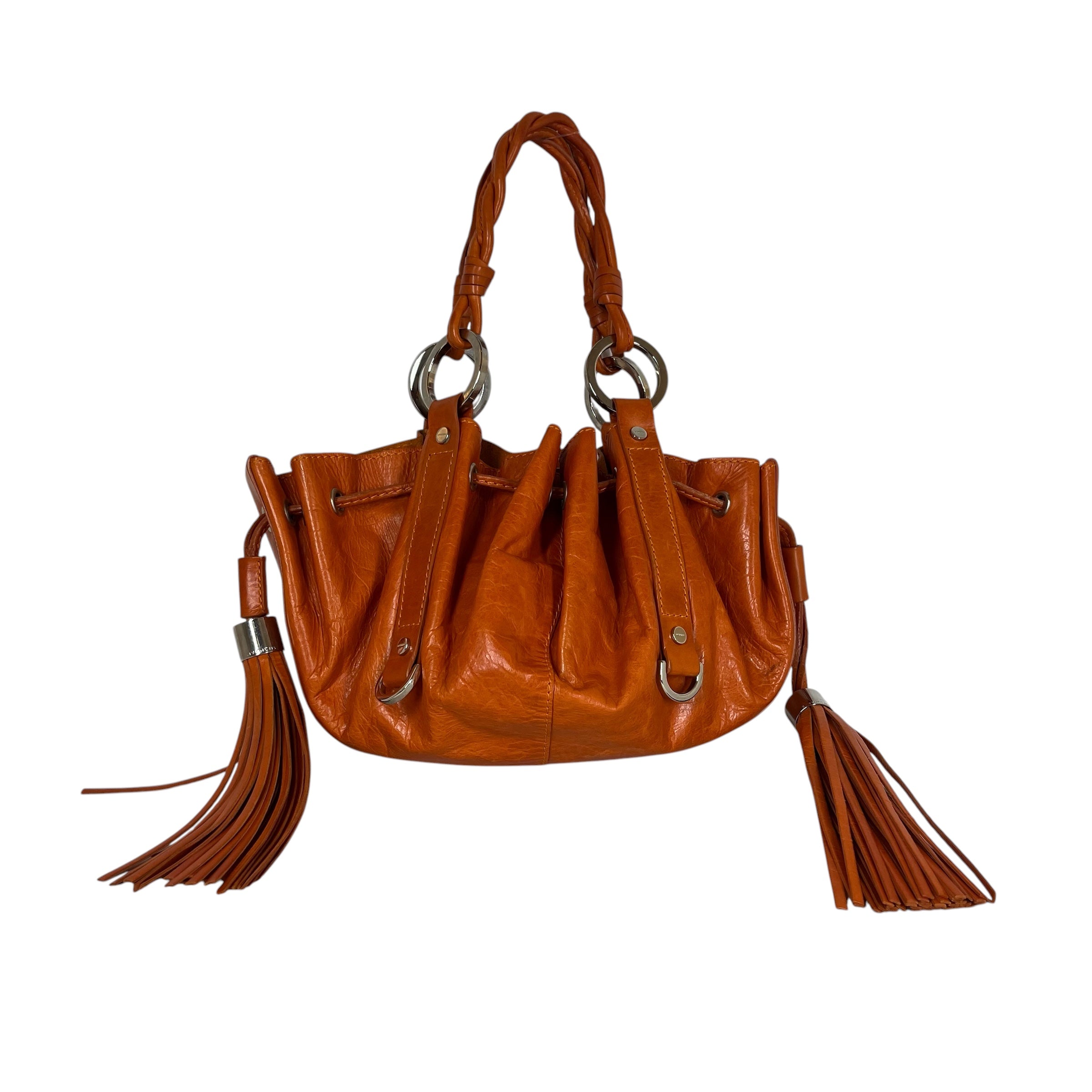 GIVENCHY/Hand Bag/Leather/ORN/SMALL PUMPKIN BAG