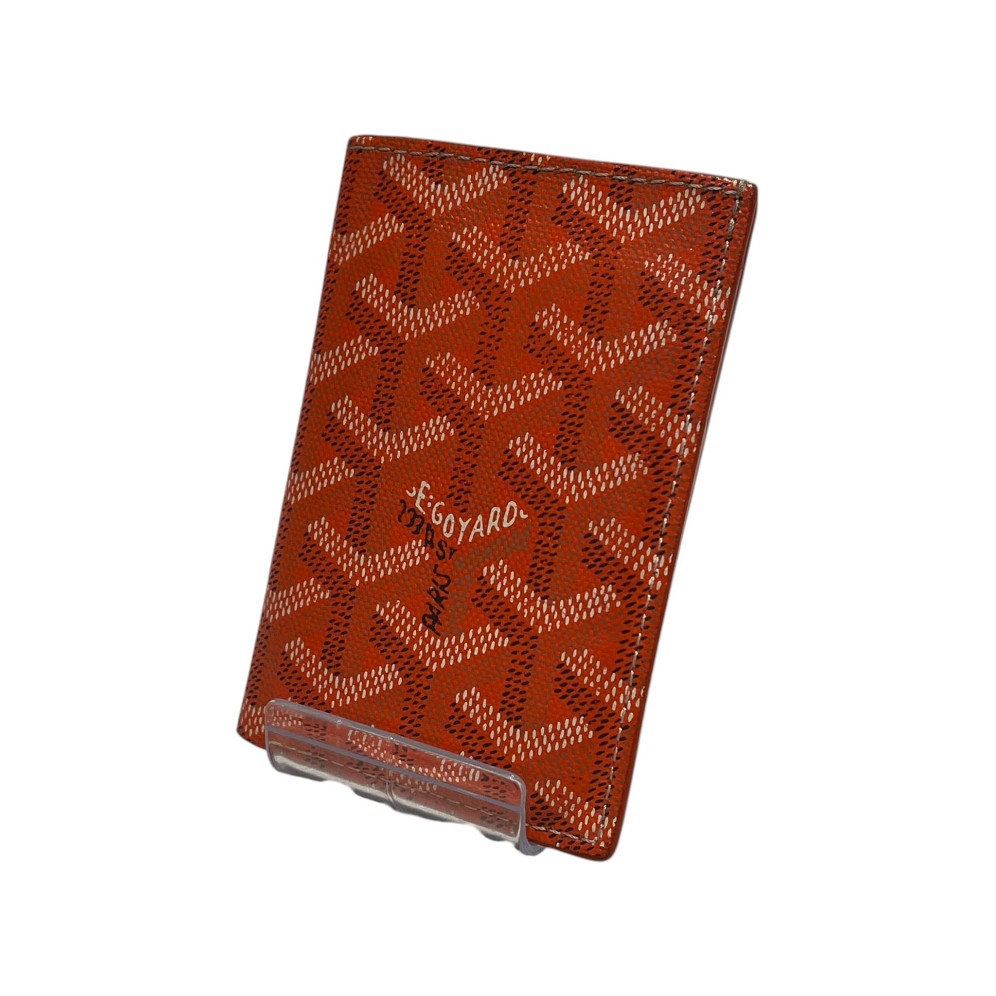 GOYARD/Bifold Wallet/Monogram/Leather/ORN/saint pierre card wallet view 1