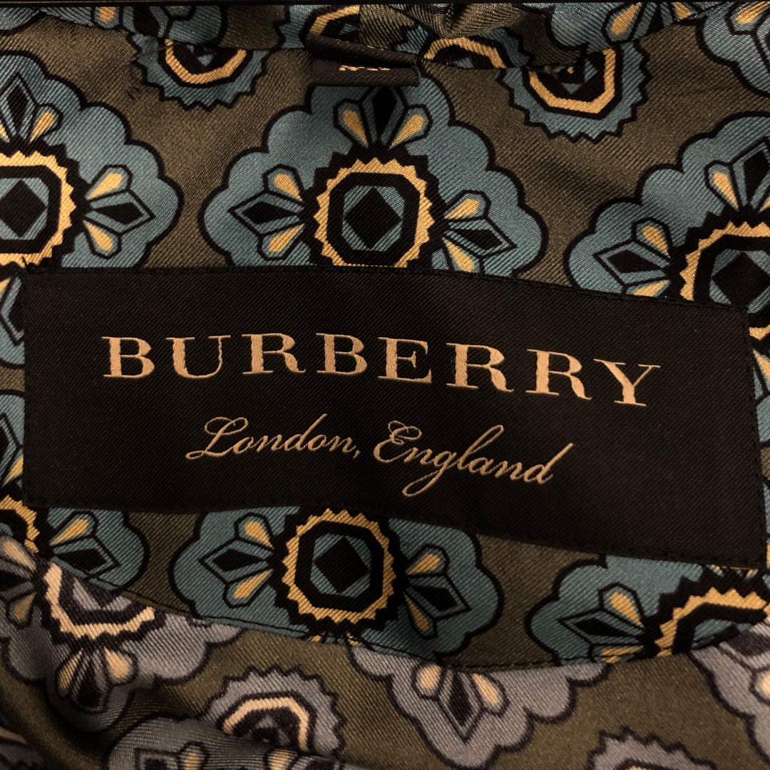 BURBERRY LONDON/LS Dress/6/Monogram/Silk/GRN/ view 3