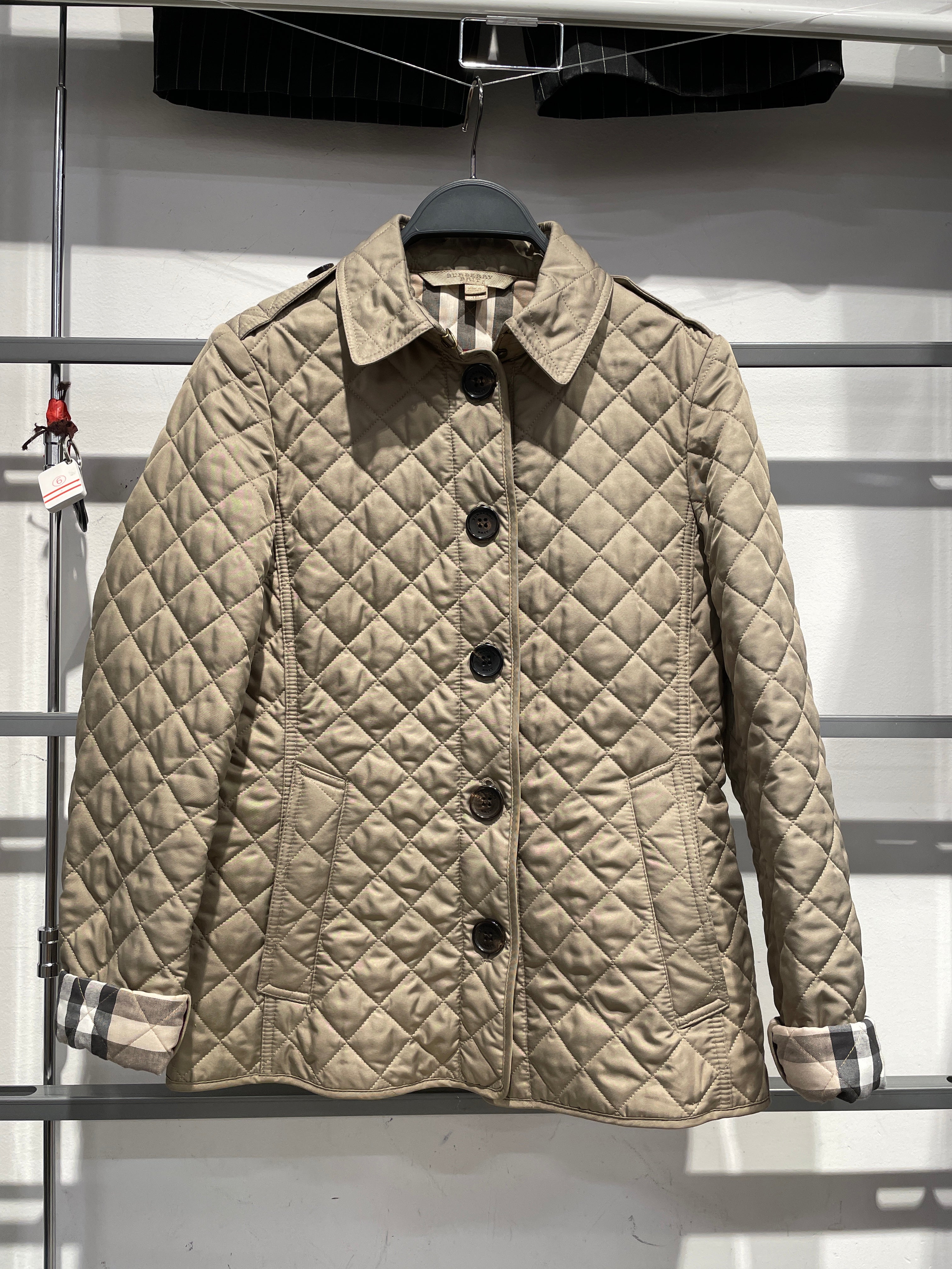 BURBERRY BRIT/Puffer Jkt/XS/Polyester/BEG/ASHURT view 1