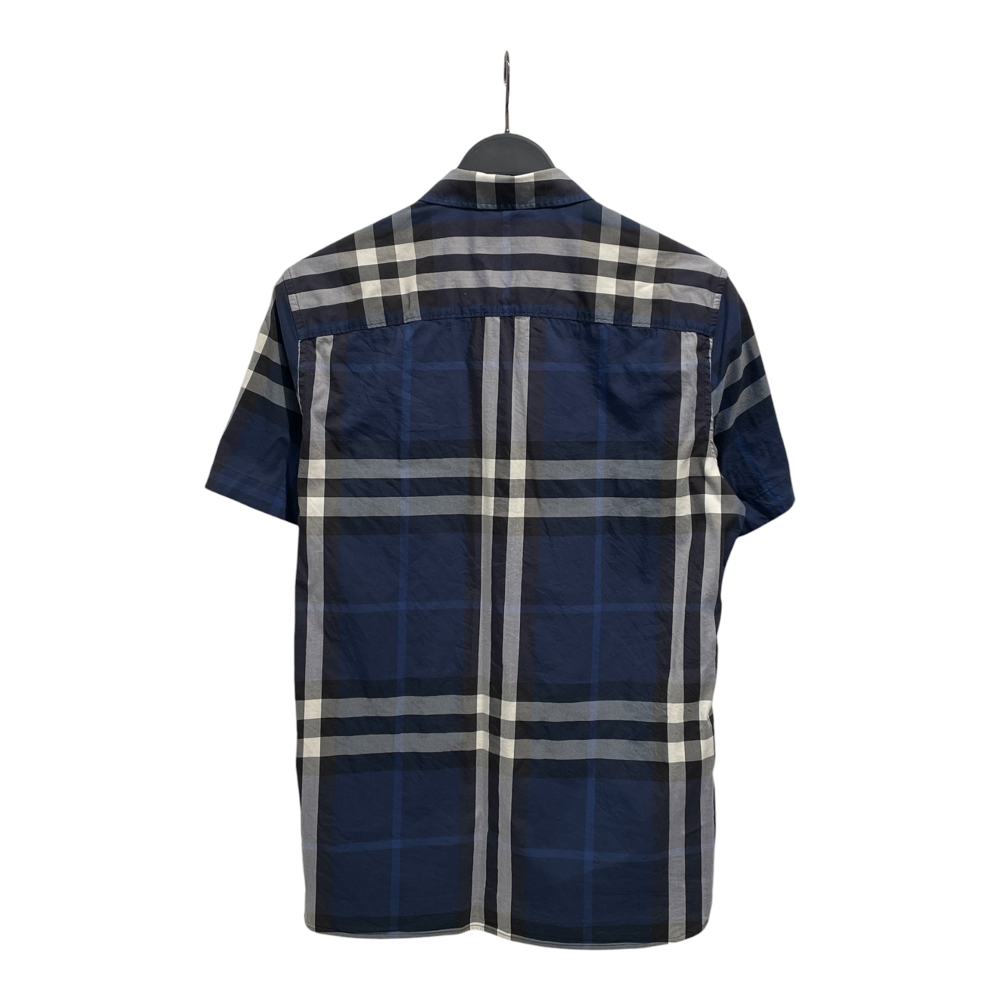BURBERRY BRIT/Polo Shirt/S/Cotton/BLU/Plaid/ view 2