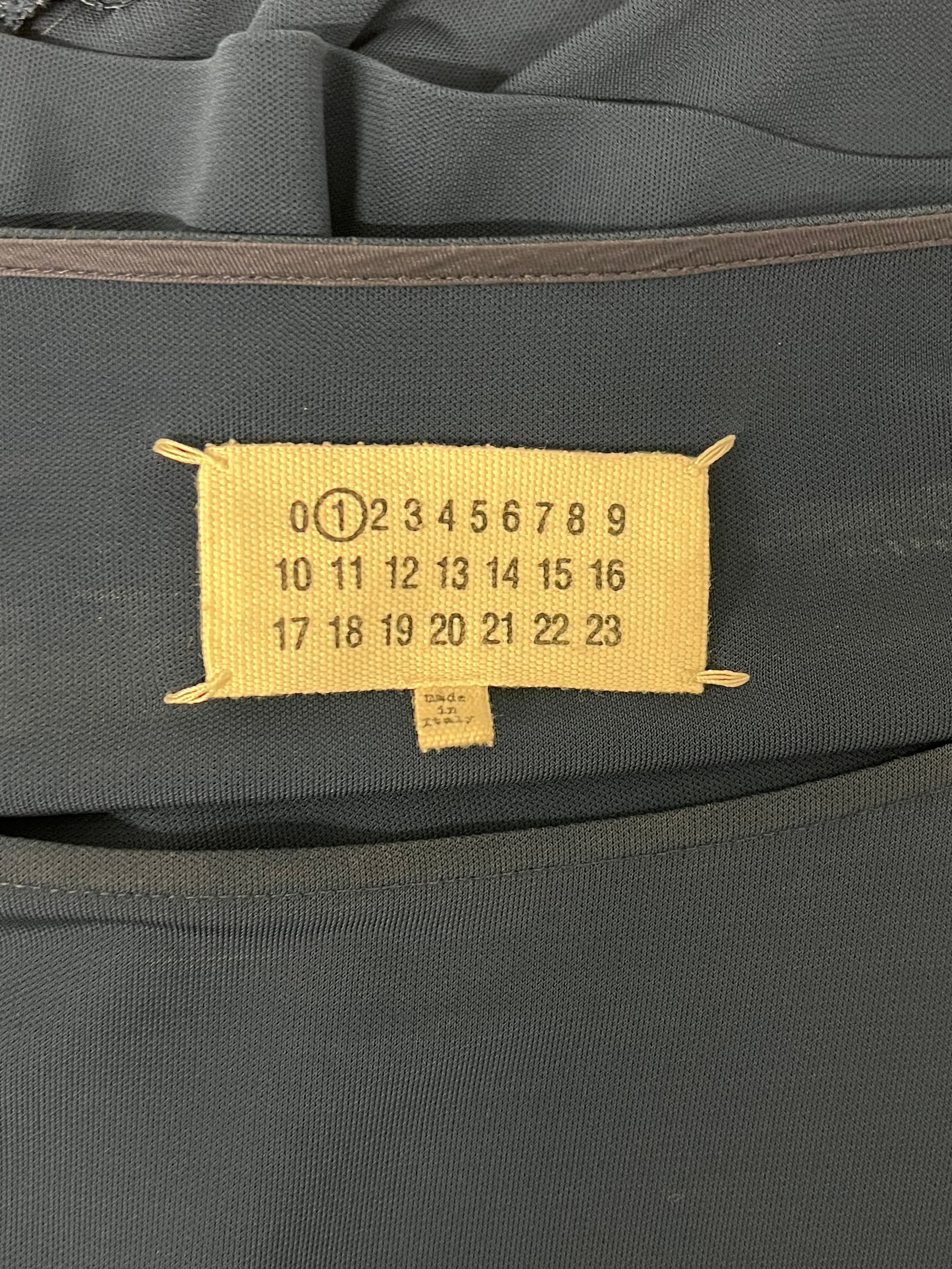 Maison Margiela/LS Blouse/42/Polyester/NVY/LAYERED STRAP TOP view 3
