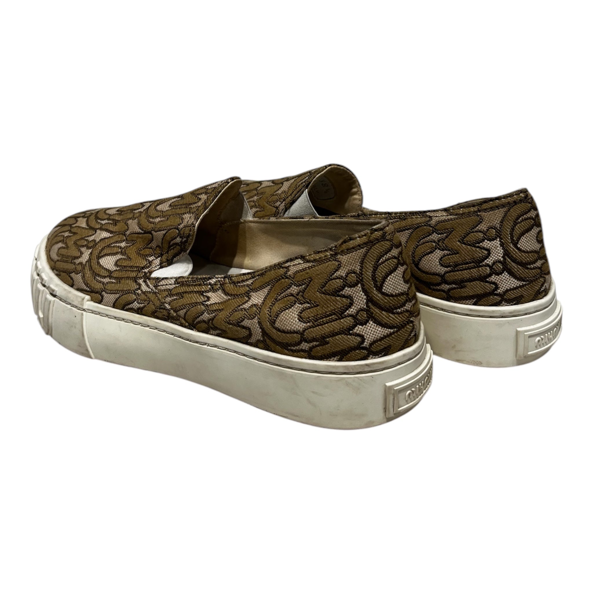 MIU MIU/Low-Sneakers/EU 38.5/Monogram/Cotton/BEG/ view 2
