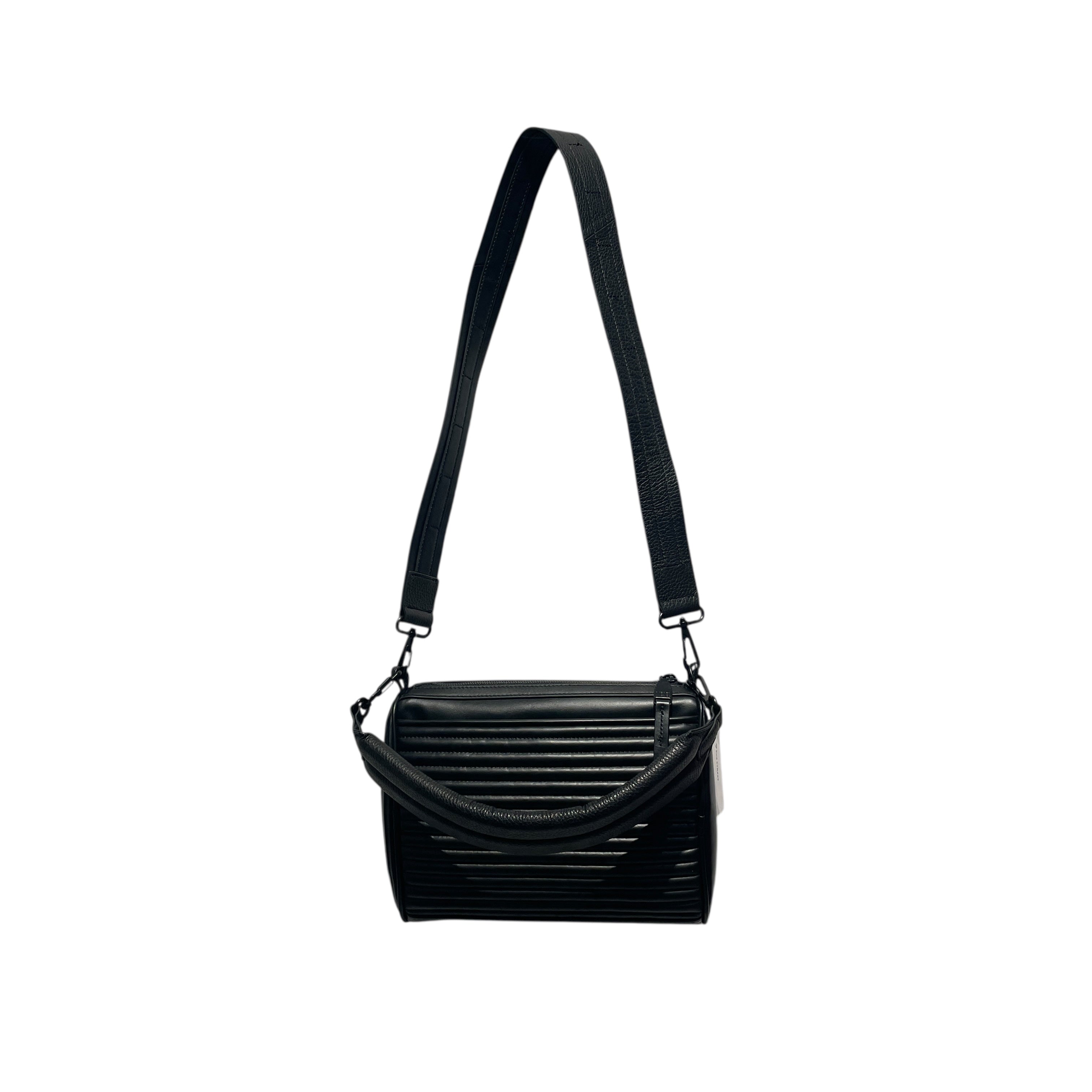 DIESEL/Cross Body Bag/Leather/BLK/odd shoulder bag view 3