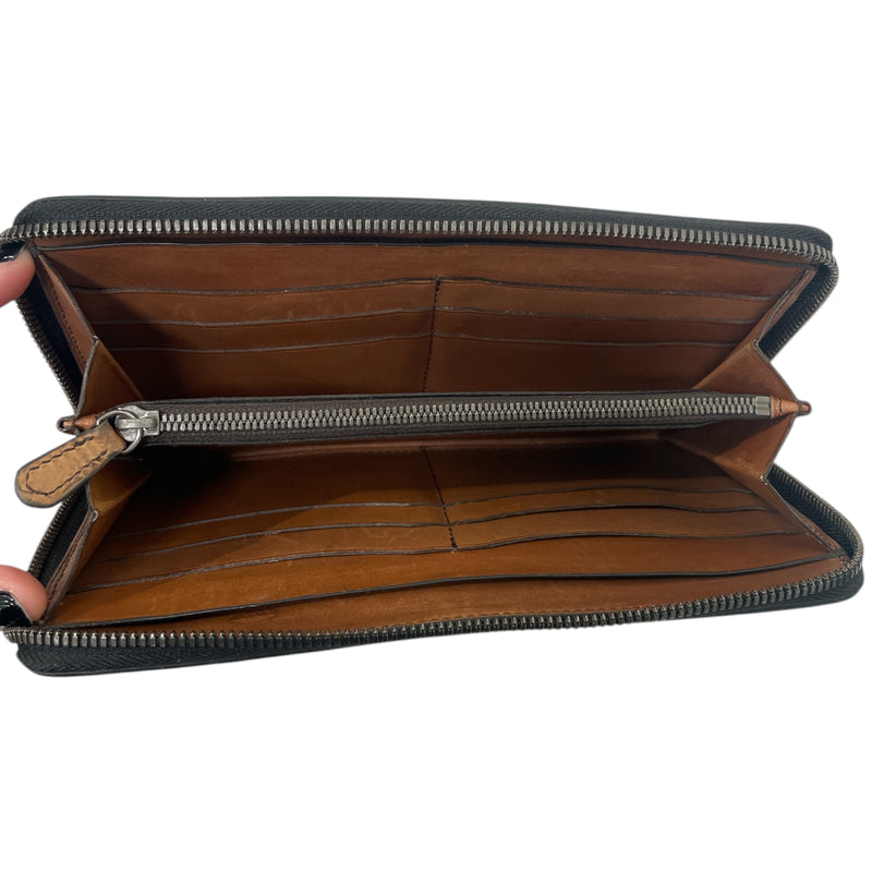 Berluti/Long Wallet/Black/Leather/