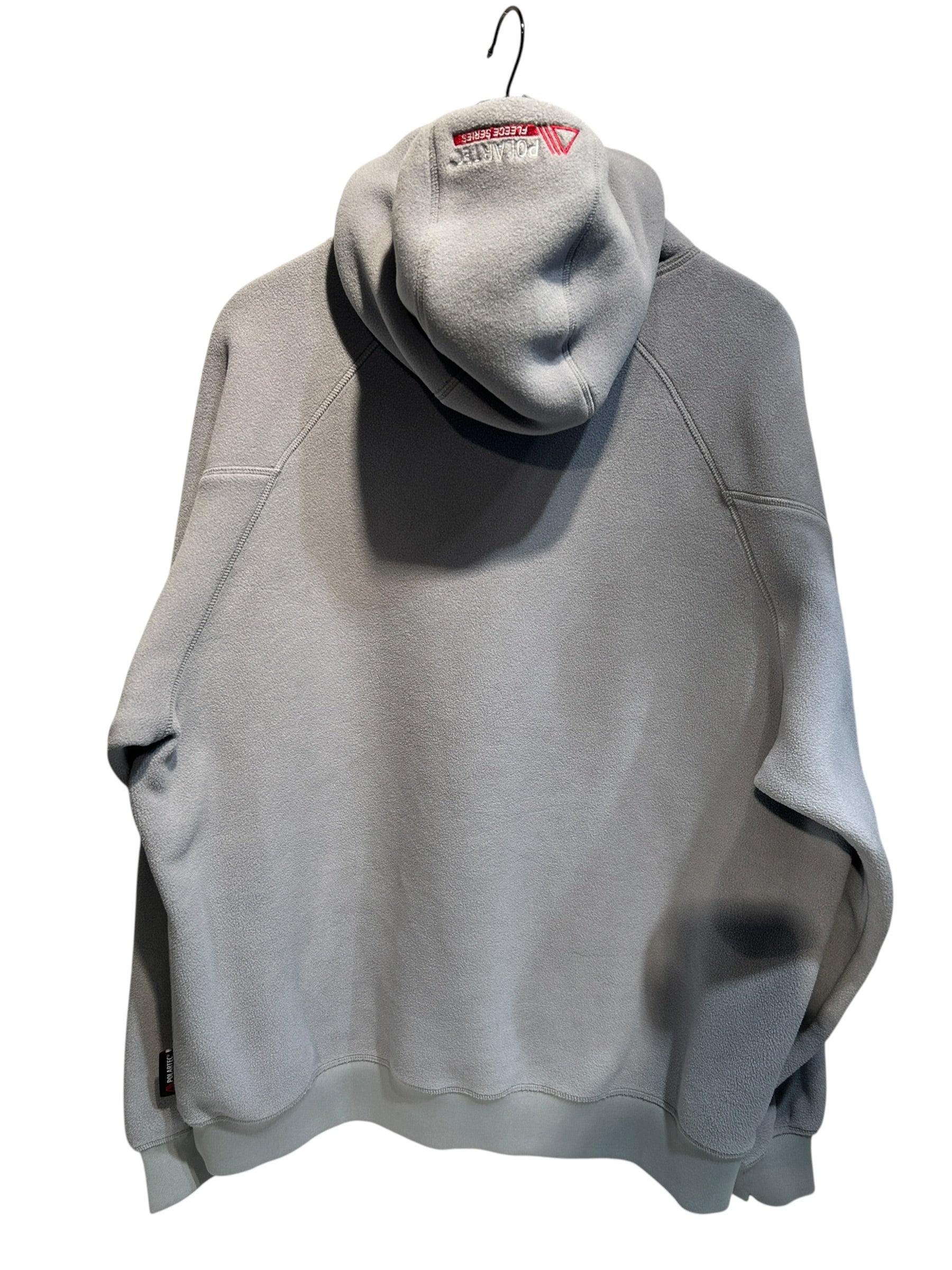 PALACE/Hoodie/XL/Cotton/GRY/polartec shadow hood view 2