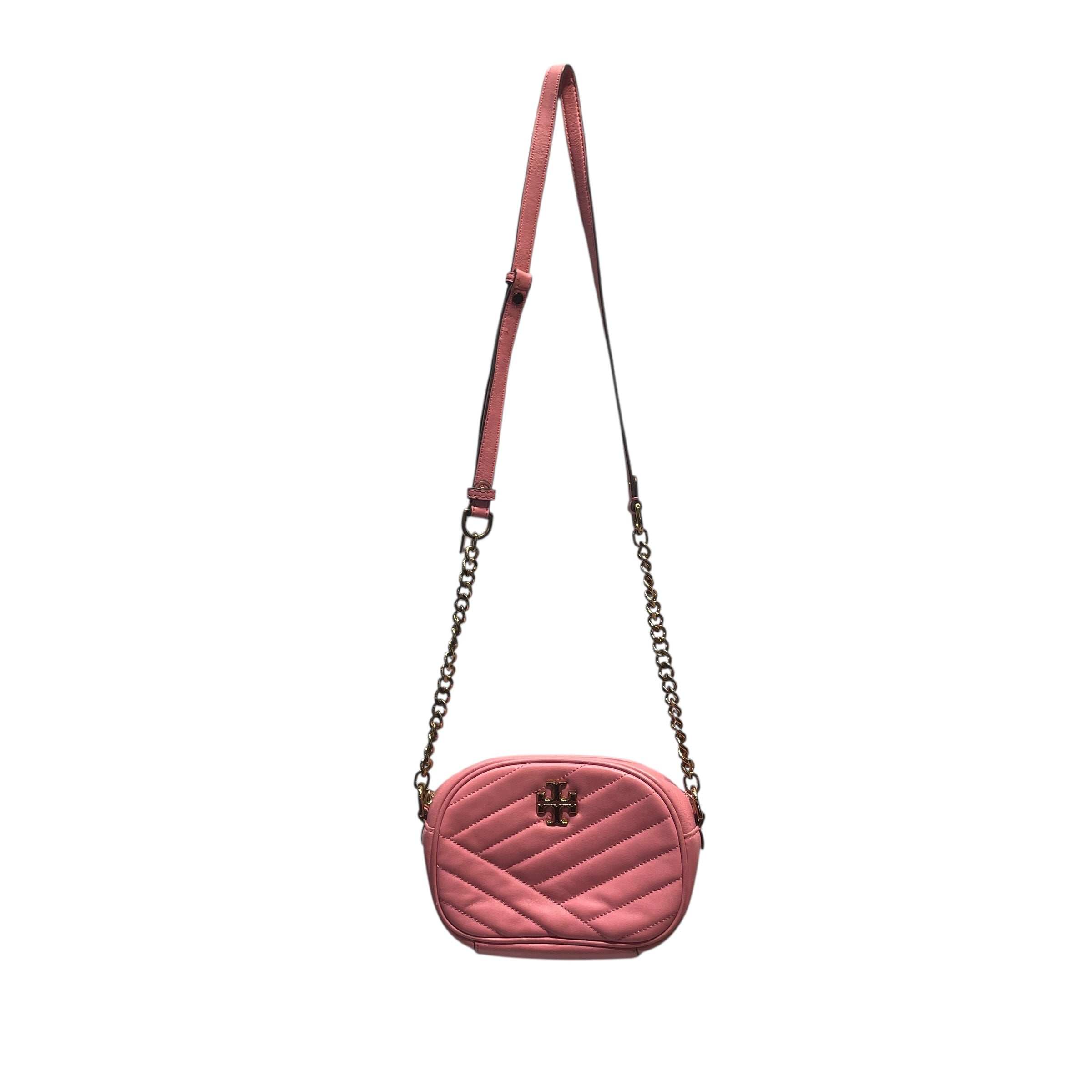 TORY BURCH/Cross Body Bag/Leather/PNK/GOLD CHAIN view 1