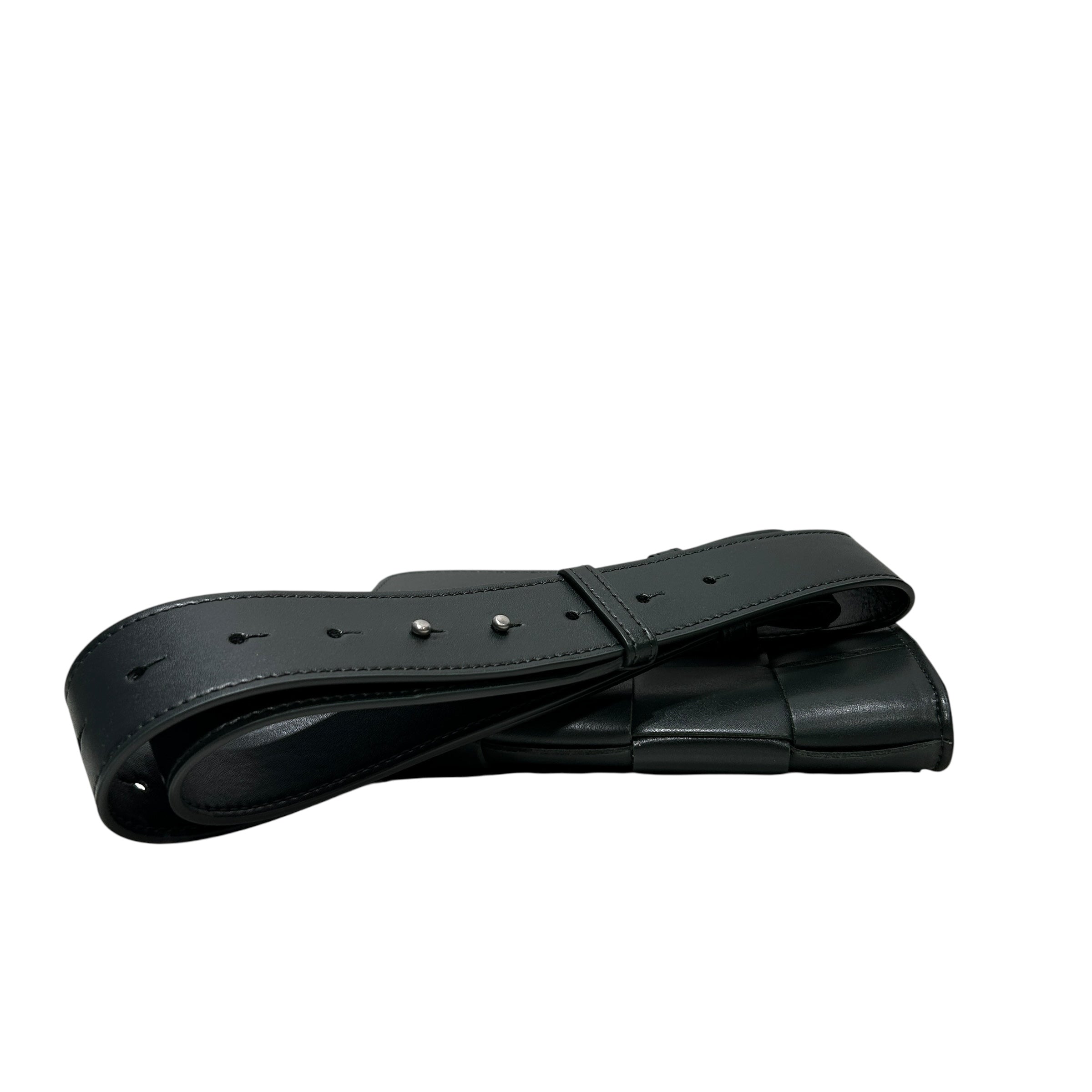 BOTTEGA VENETA/Fanny Pack/Leather/GRN/DARK GREEN FANNY PACK view 3