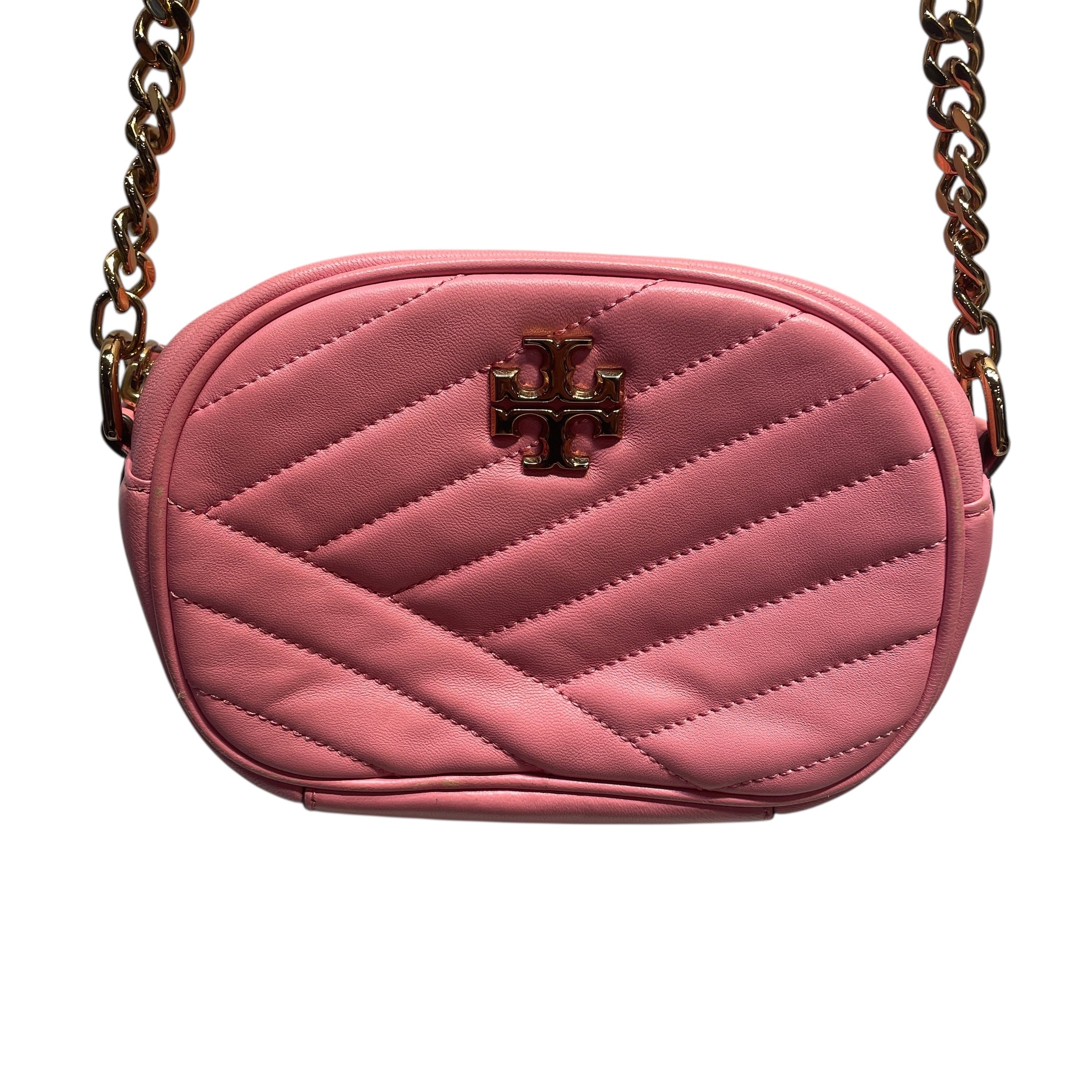 TORY BURCH/Cross Body Bag/Leather/PNK/GOLD CHAIN view 2